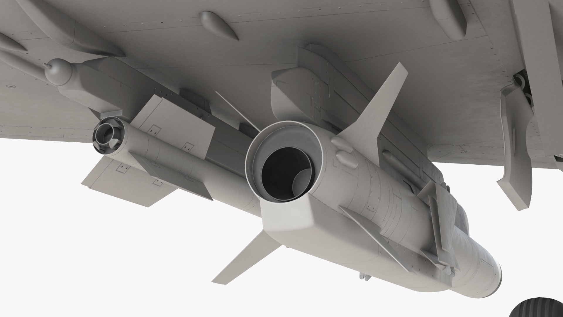 MiG 29 Fighter Aircraft with Armament 3D