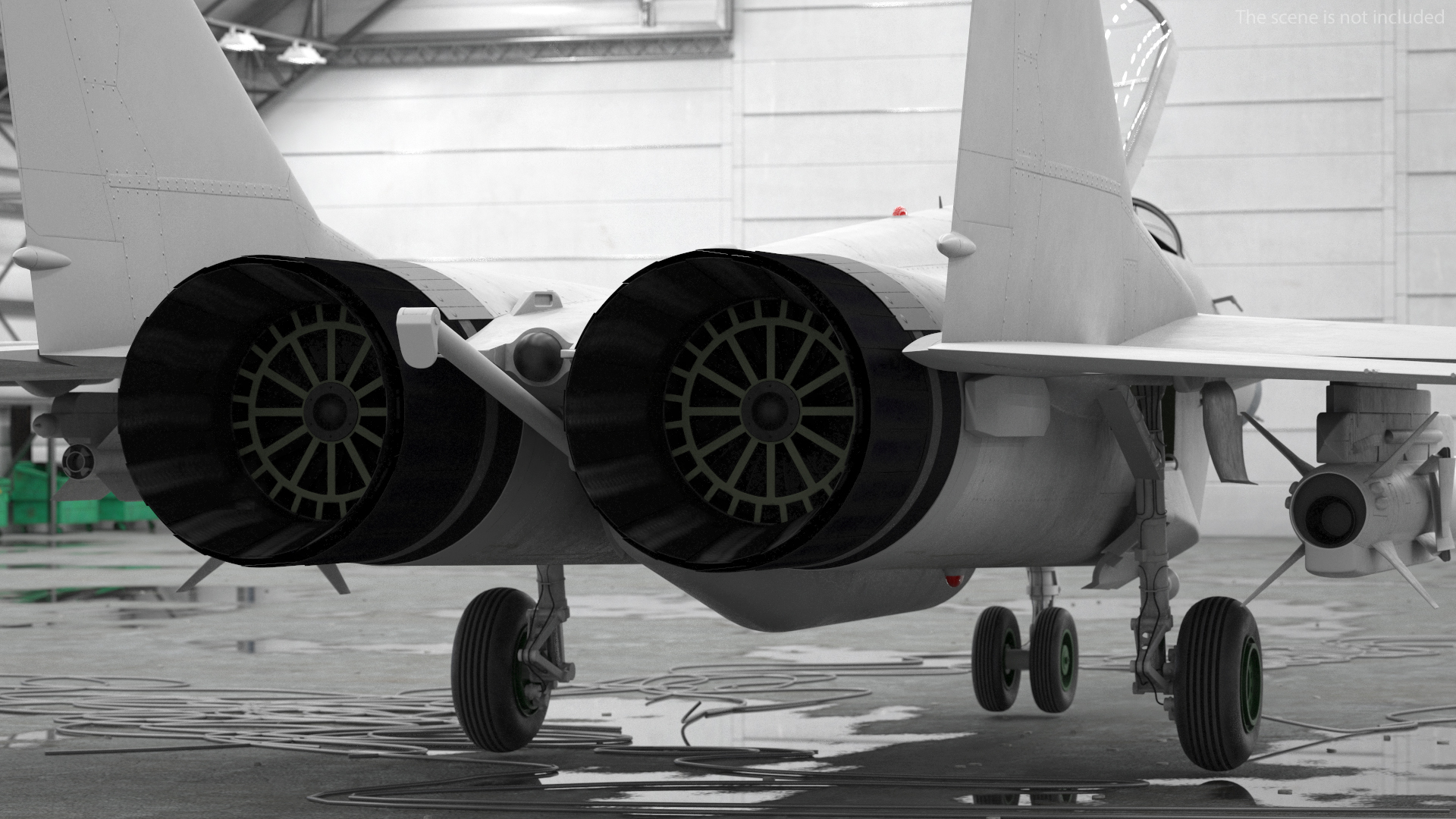 MiG 29 Fighter Aircraft with Armament 3D