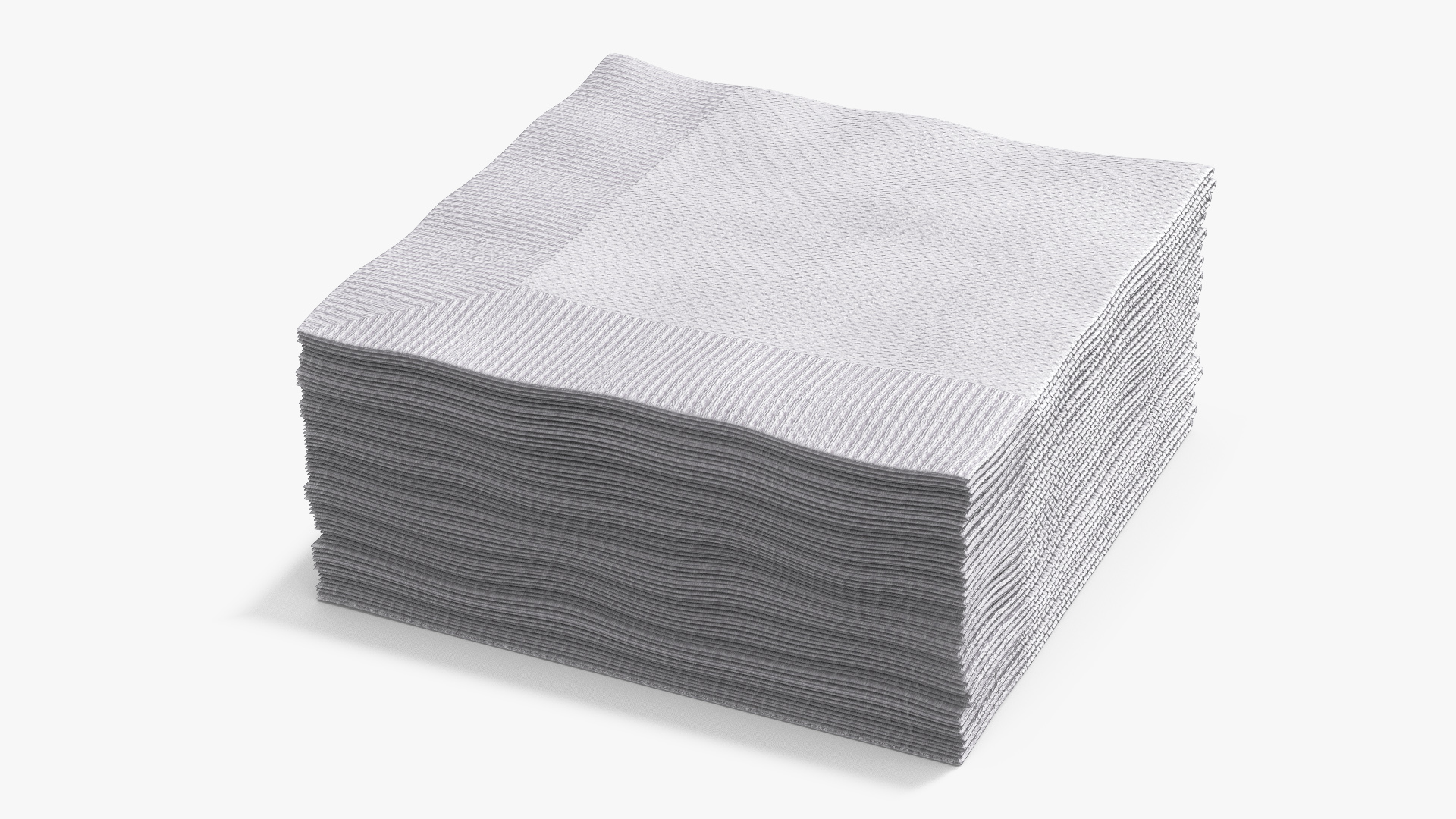 Stack of Paper Napkins 3D