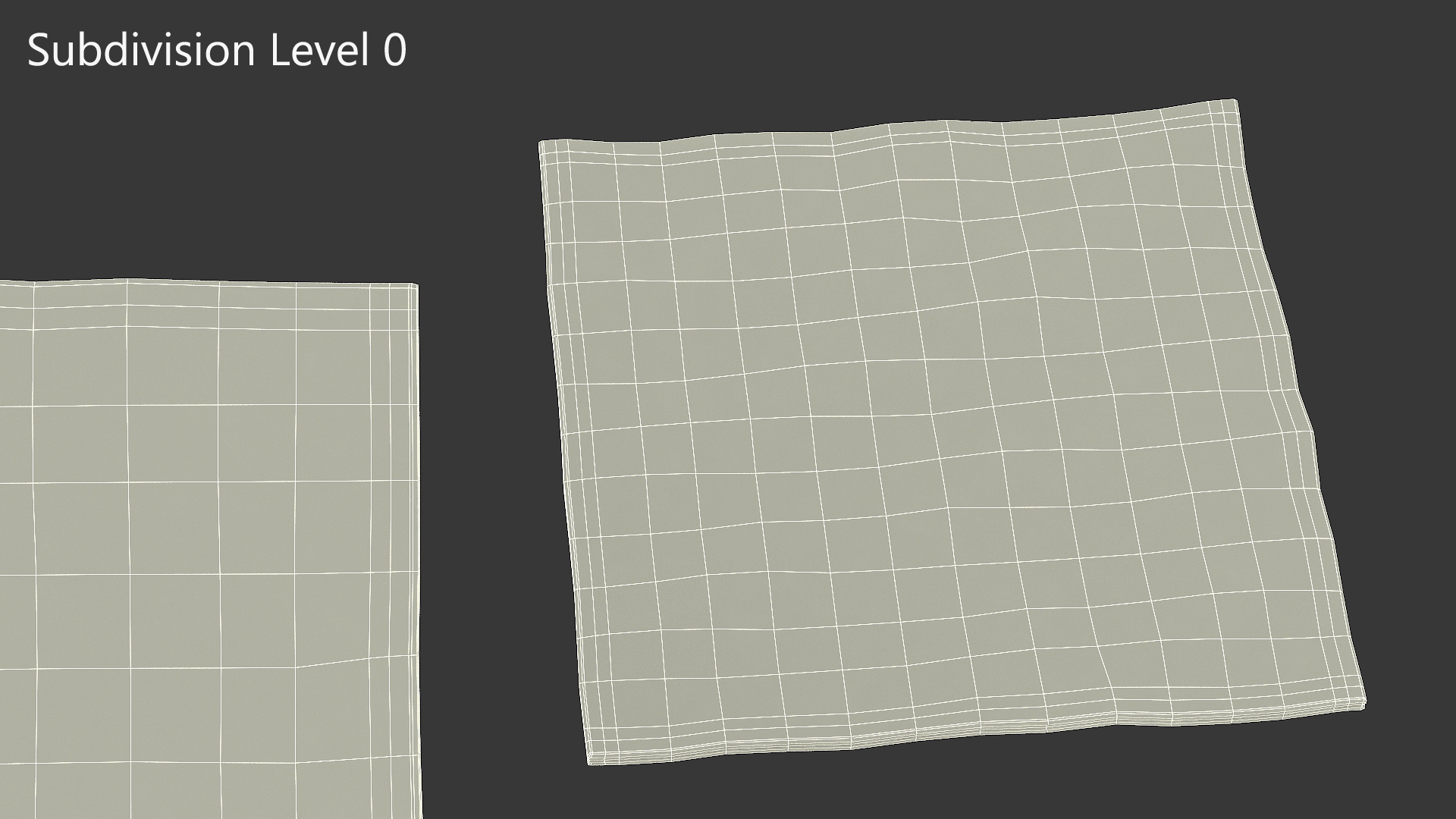 Stack of Paper Napkins 3D