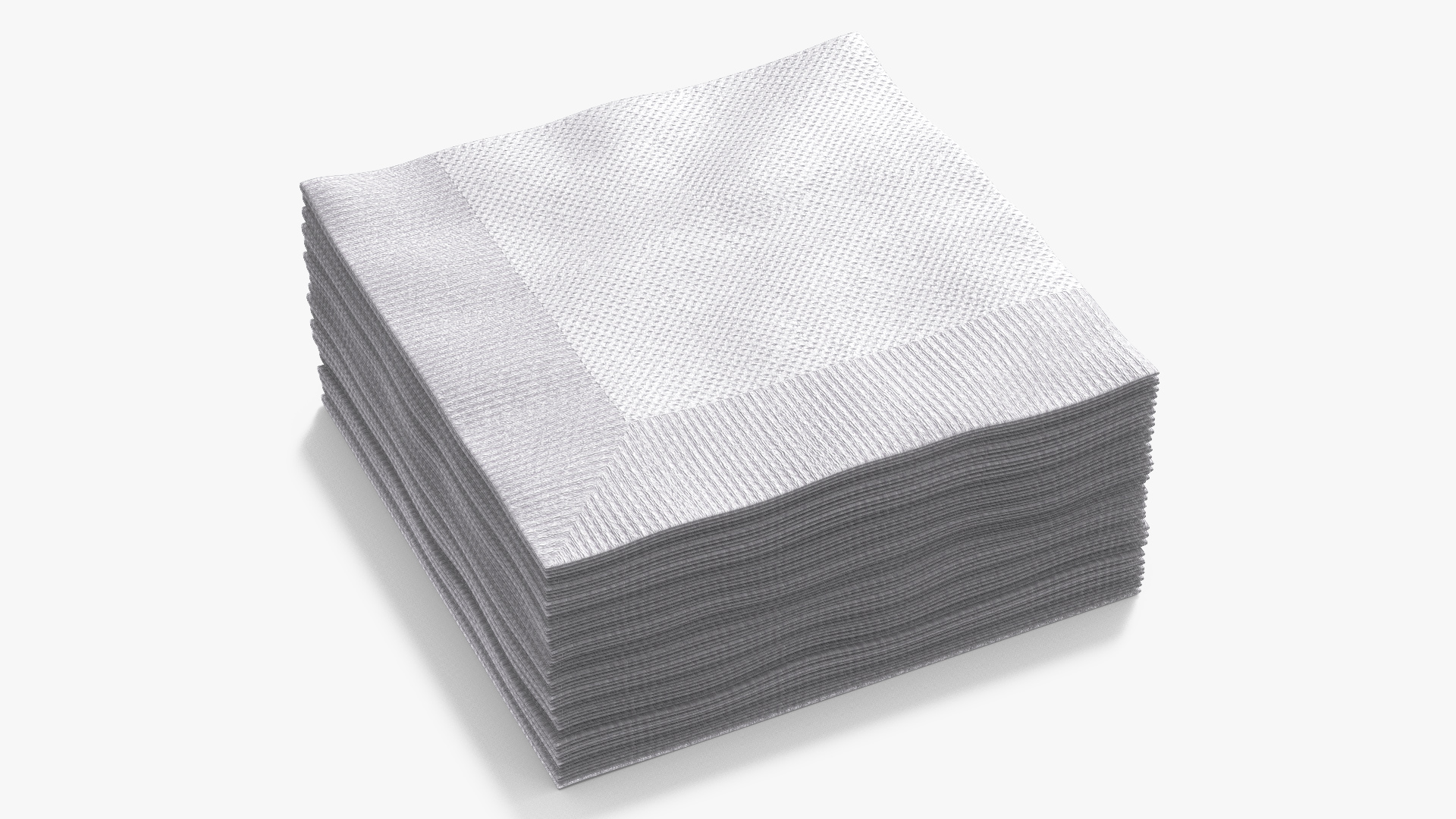 Stack of Paper Napkins 3D