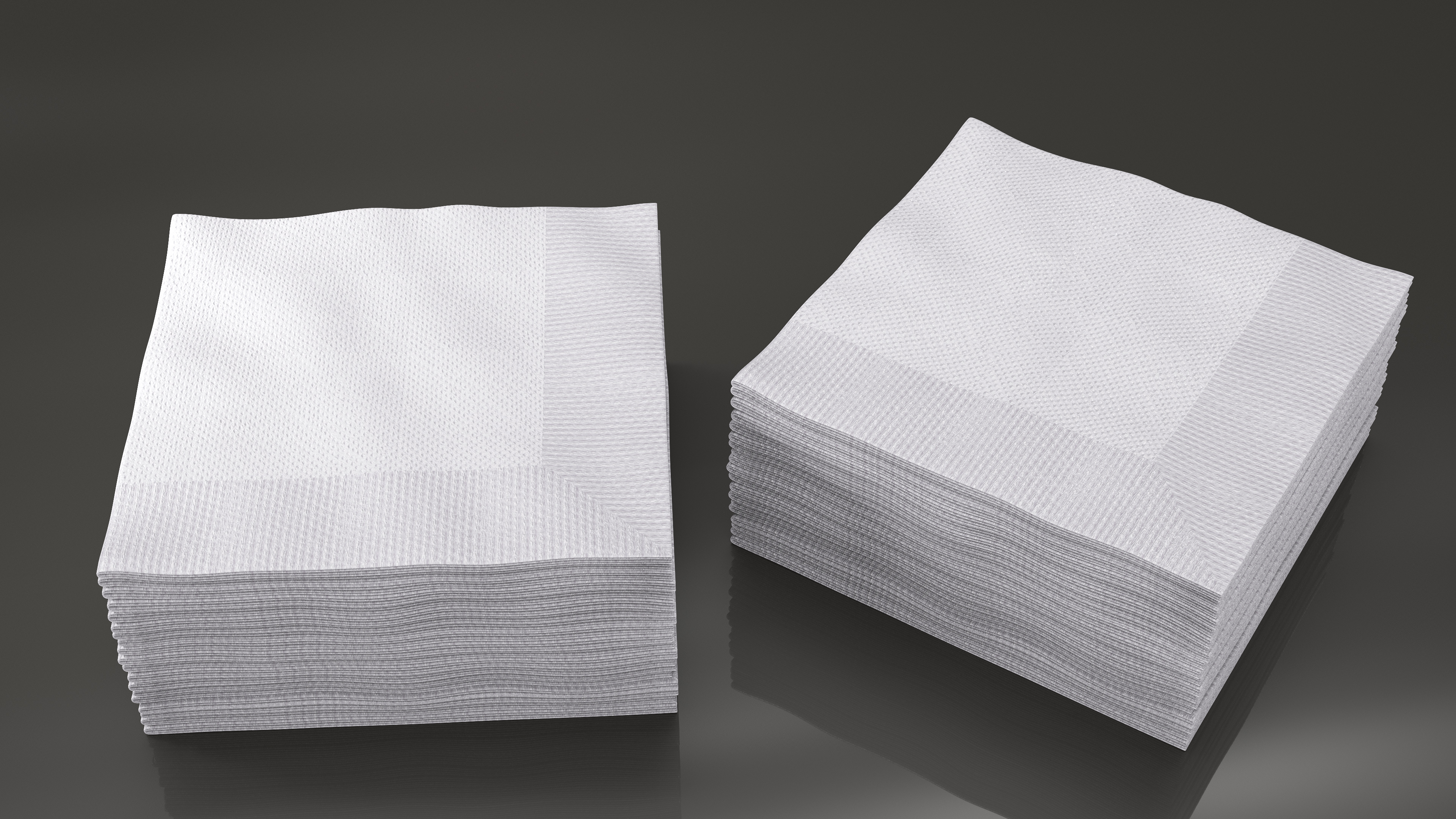 Stack of Paper Napkins 3D