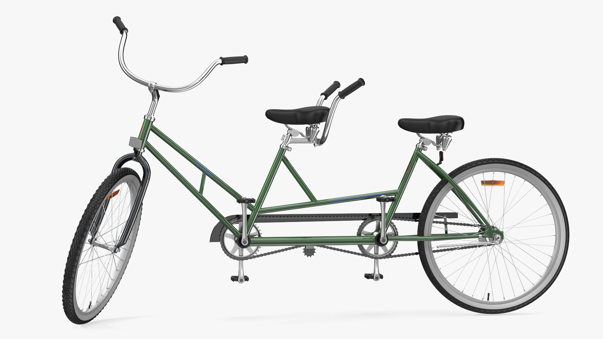 3D Tandem Bicycle Rigged