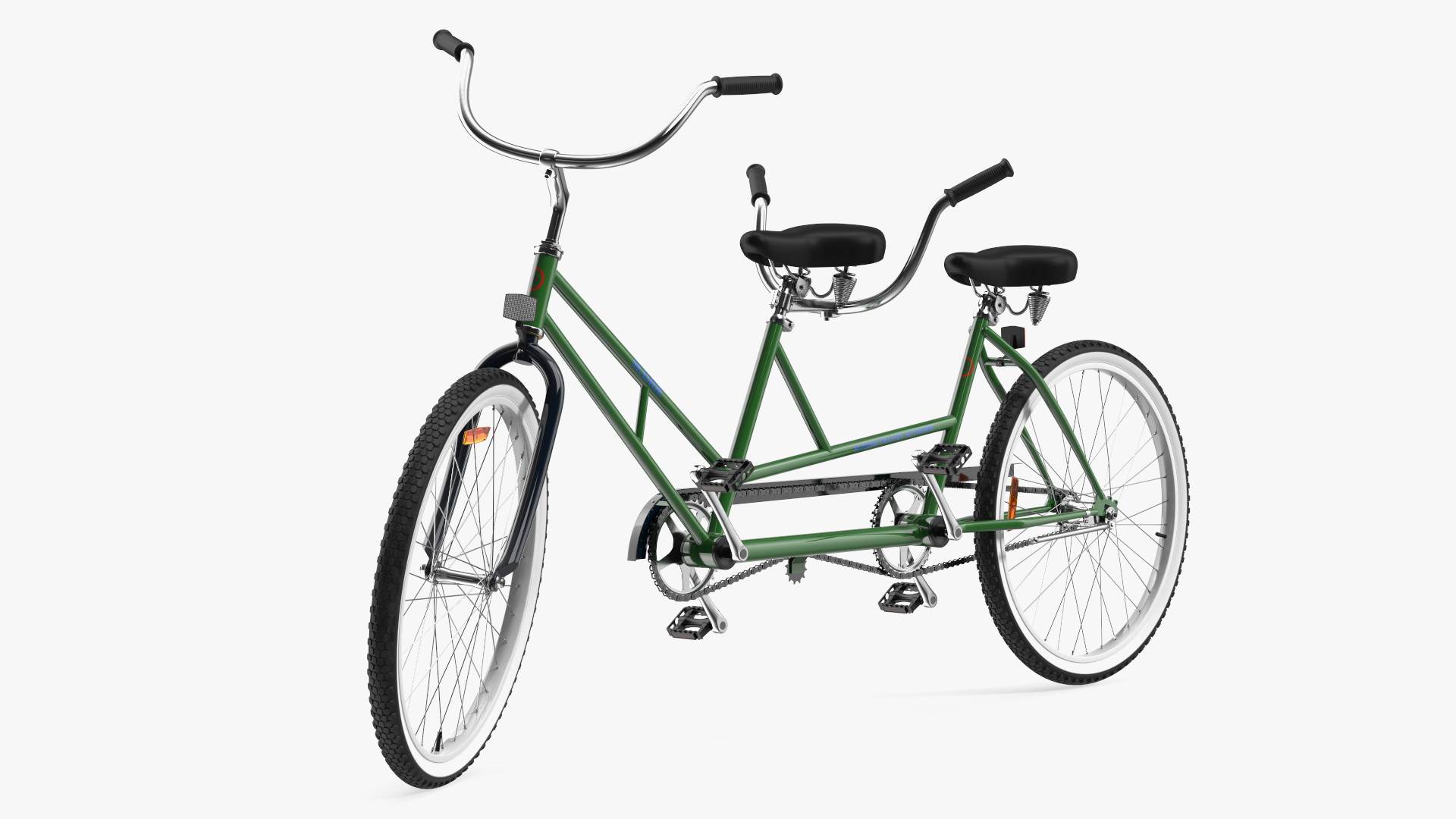 3D Tandem Bicycle Rigged
