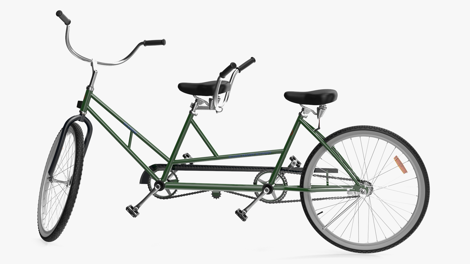 3D Tandem Bicycle Rigged