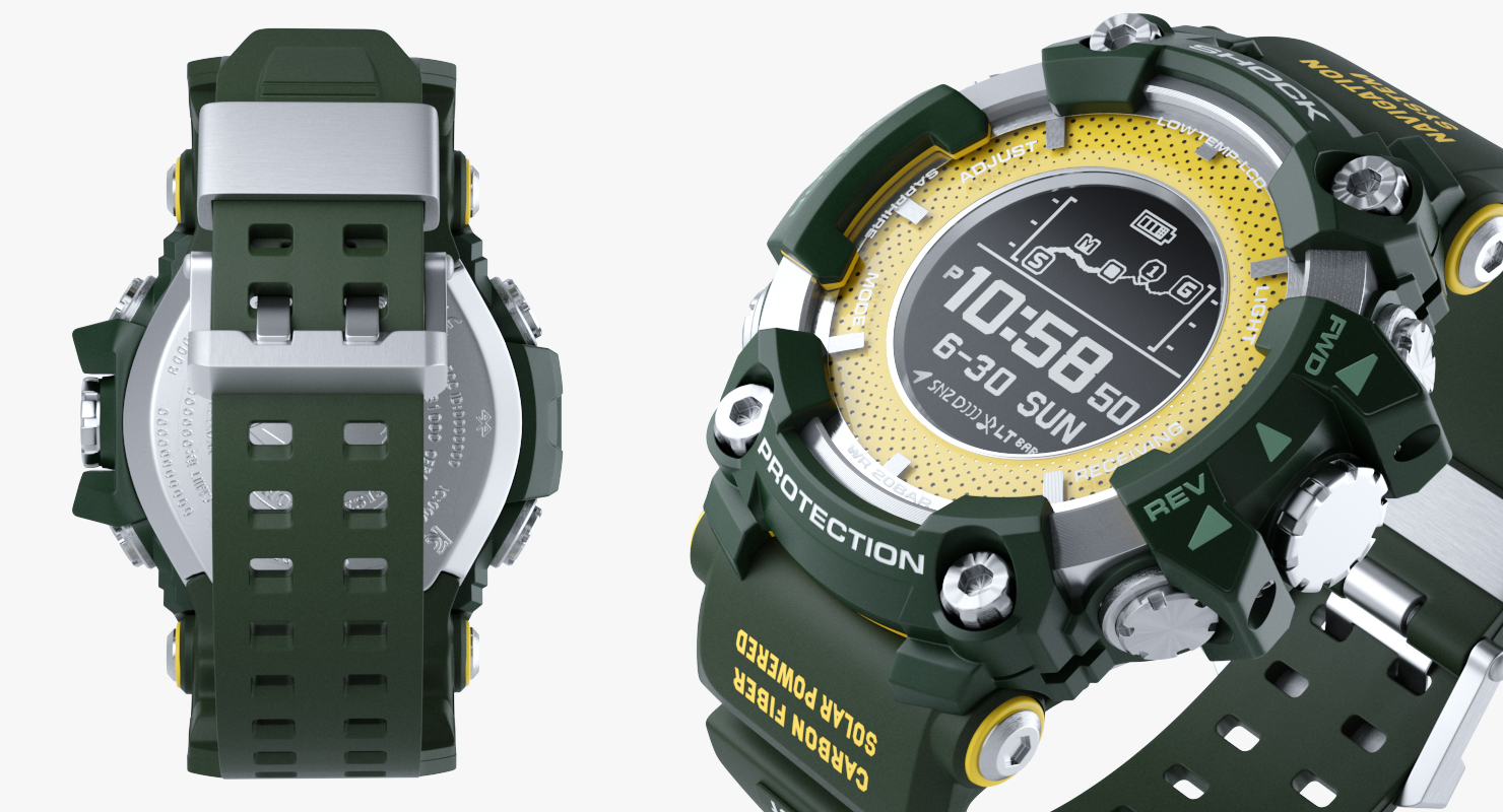 3D Waterproof Sports Military Watch Shock Resistant model