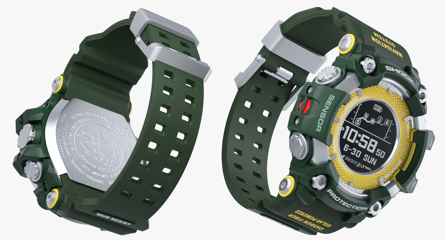 3D Waterproof Sports Military Watch Shock Resistant model