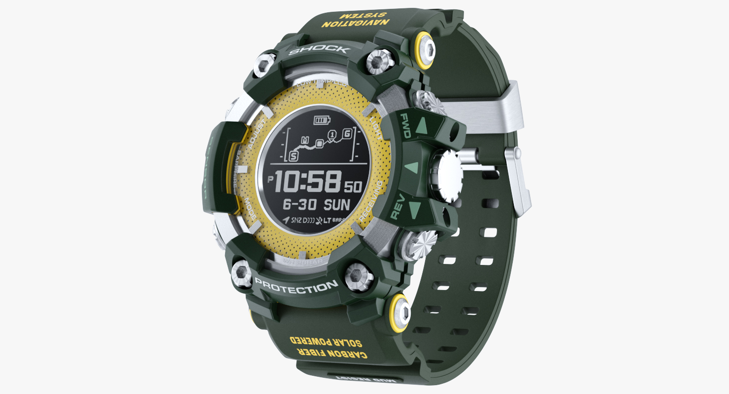 3D Waterproof Sports Military Watch Shock Resistant model