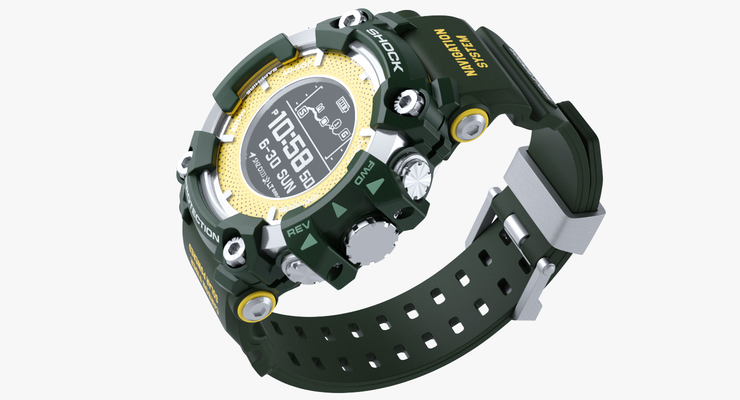 3D Waterproof Sports Military Watch Shock Resistant model