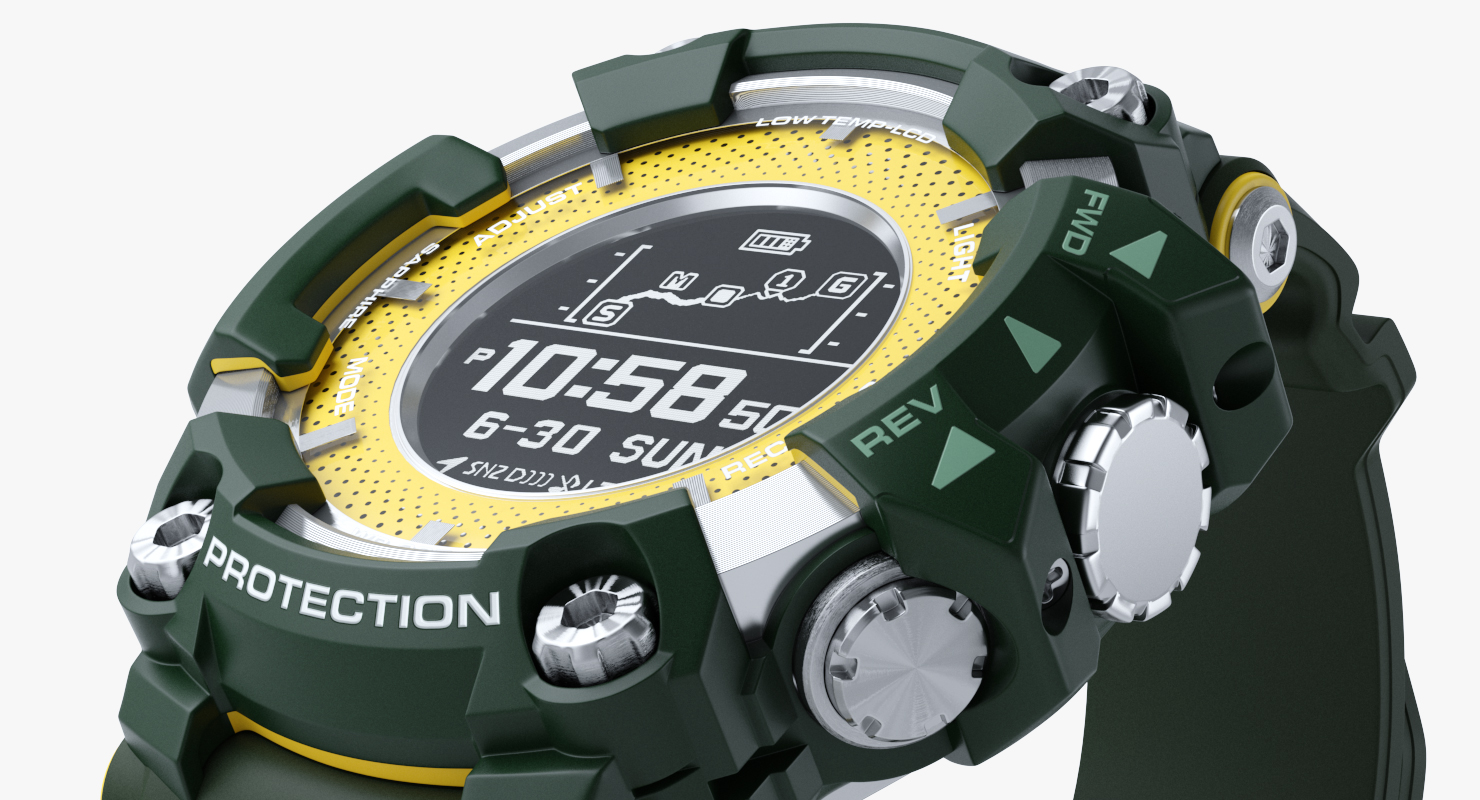 3D Waterproof Sports Military Watch Shock Resistant model