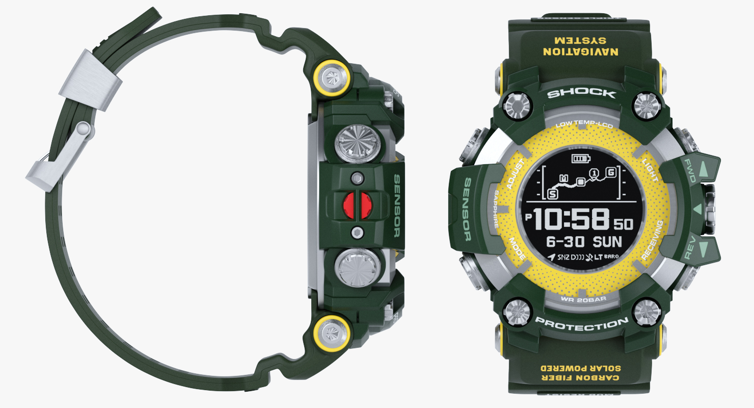 3D Waterproof Sports Military Watch Shock Resistant model