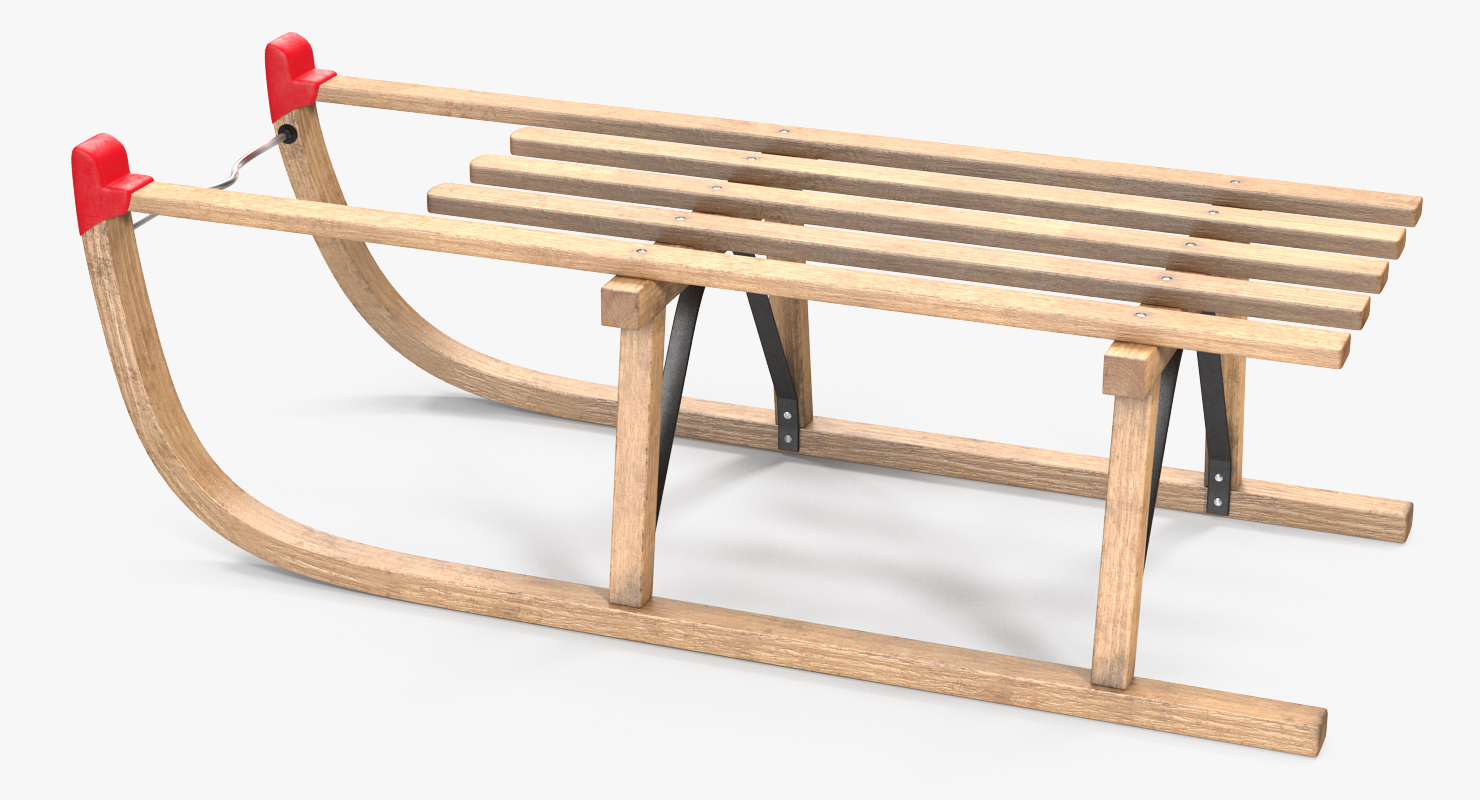 3D Wooden Sled