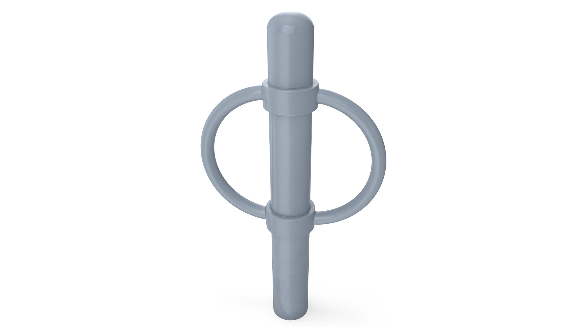 Bicycle Street Rack Grey 3D model