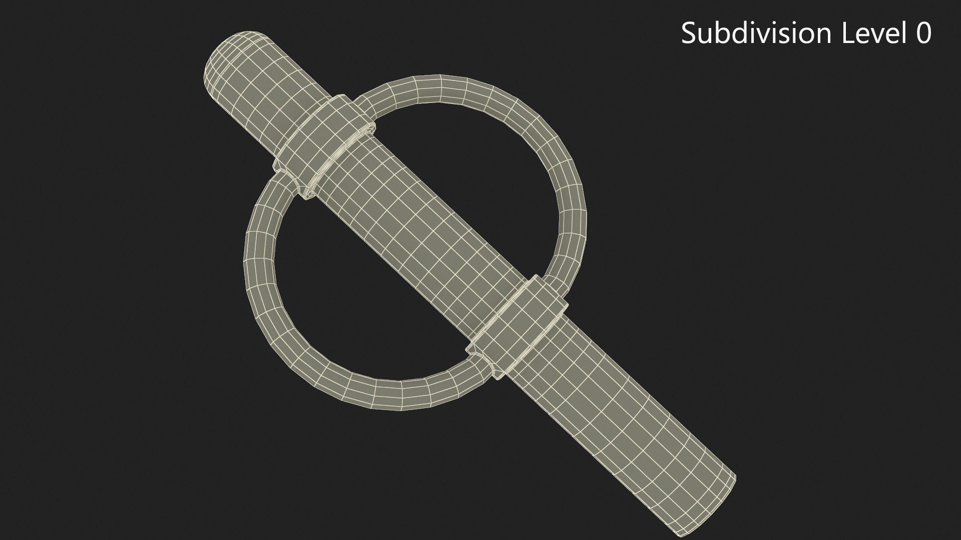 Bicycle Street Rack Grey 3D model