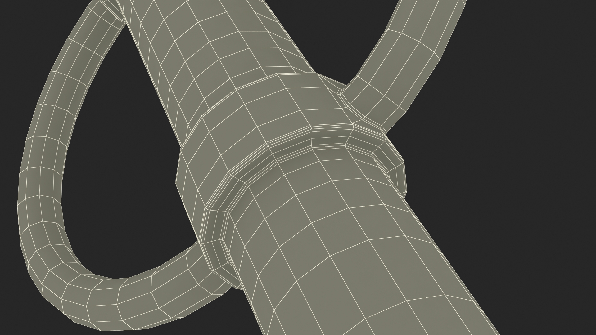 Bicycle Street Rack Grey 3D model