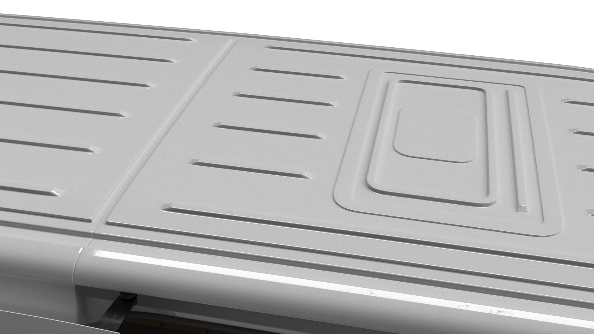 3D Volkswagen Crafter Van 2024 Long White Color Rigged