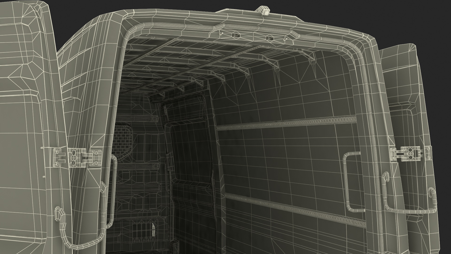 3D Volkswagen Crafter Van 2024 Long White Color Rigged