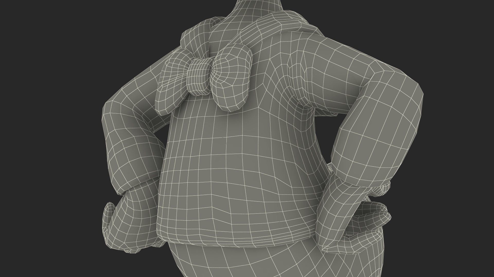 3D model Standing Donald Duck Character