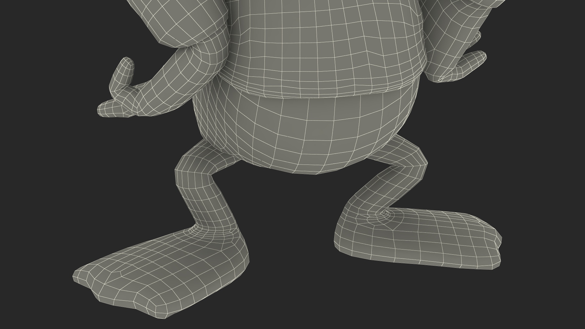 3D model Standing Donald Duck Character