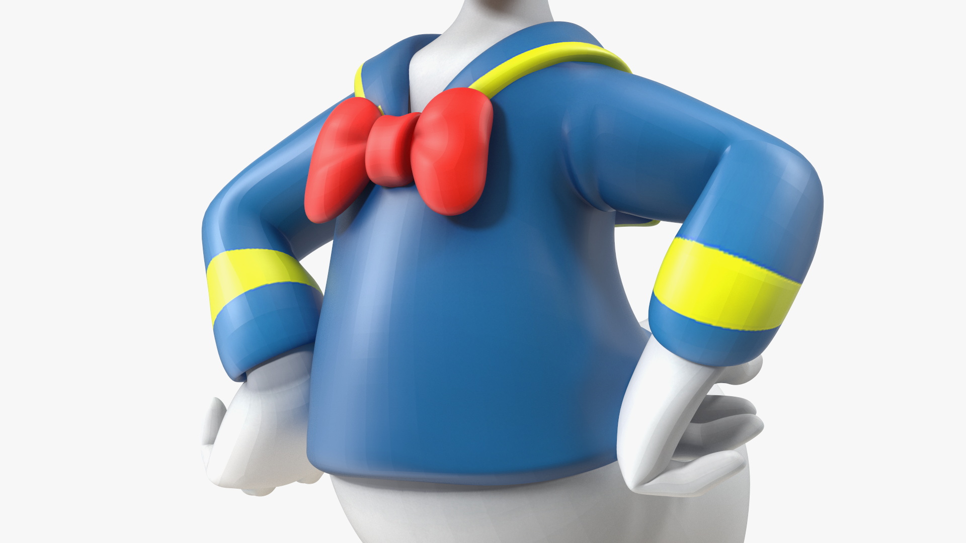 3D model Standing Donald Duck Character