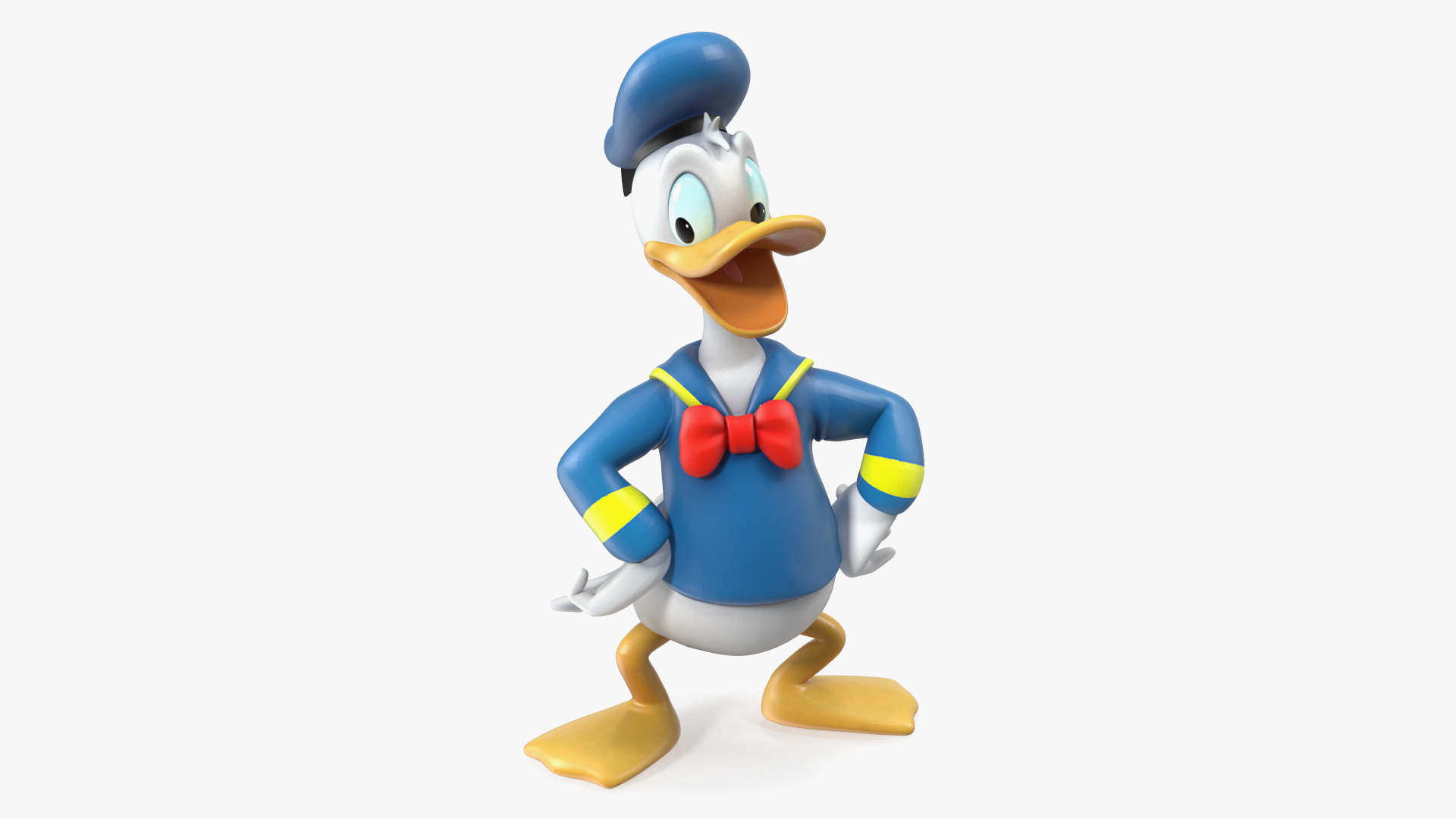 3D model Standing Donald Duck Character