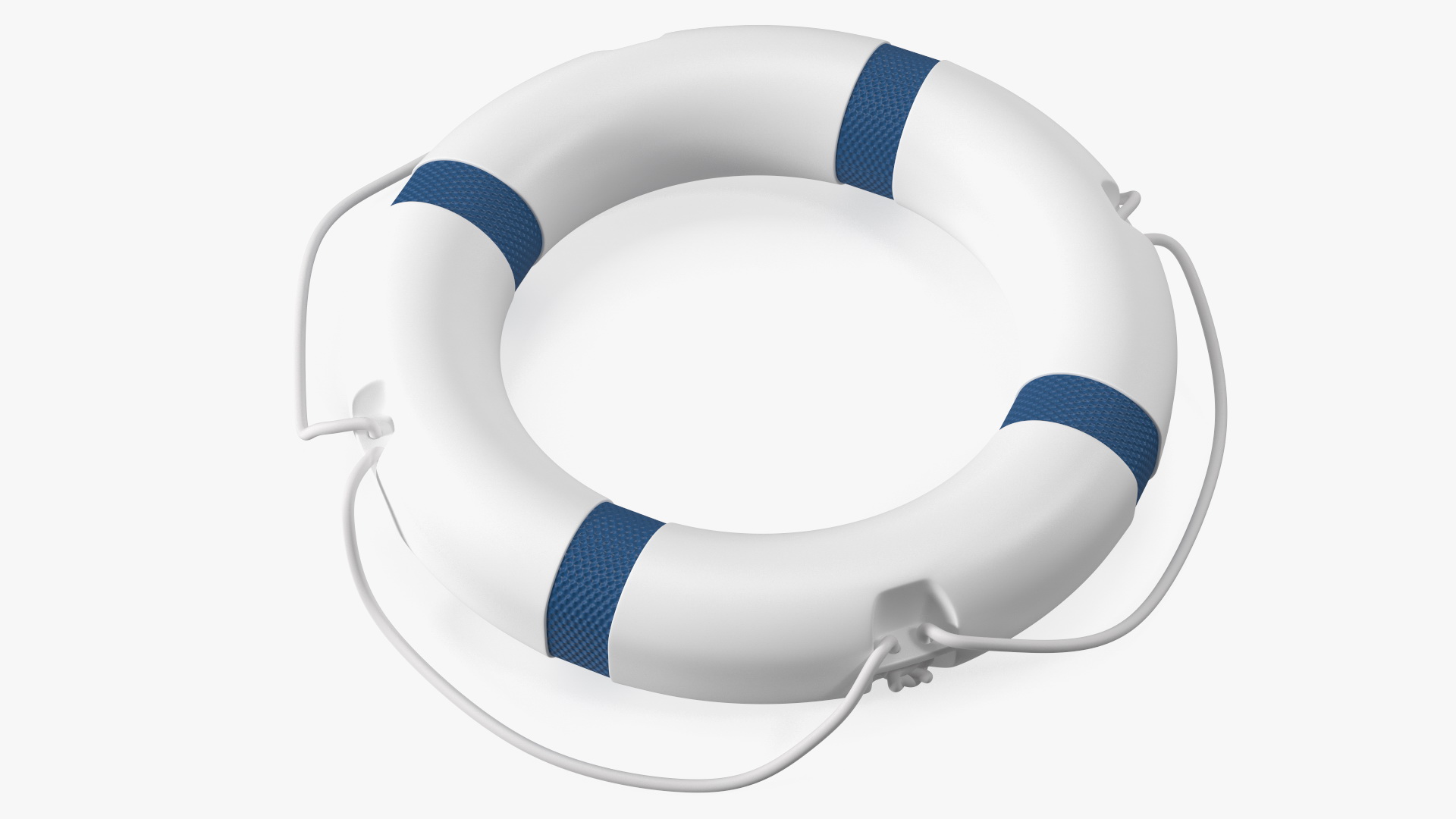 3D Lifebuoy Blue model
