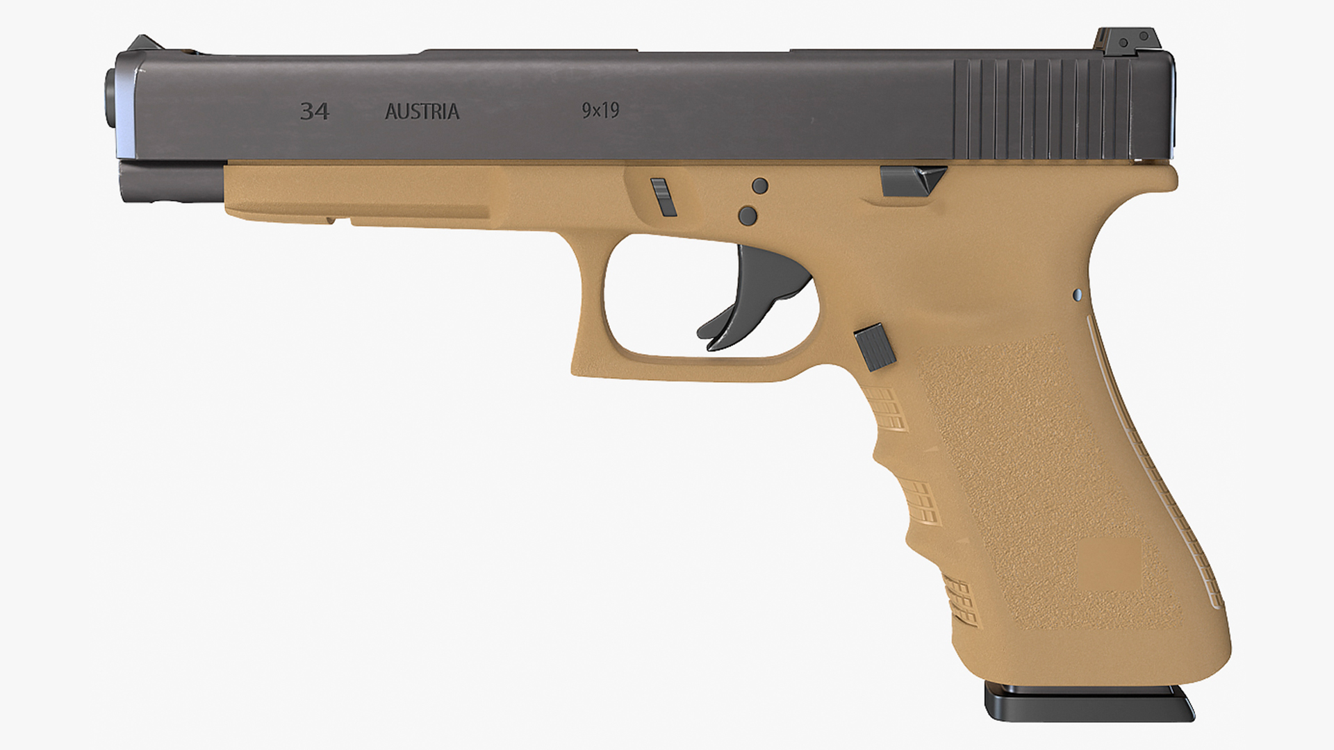 9mm Competition Pistol 3D