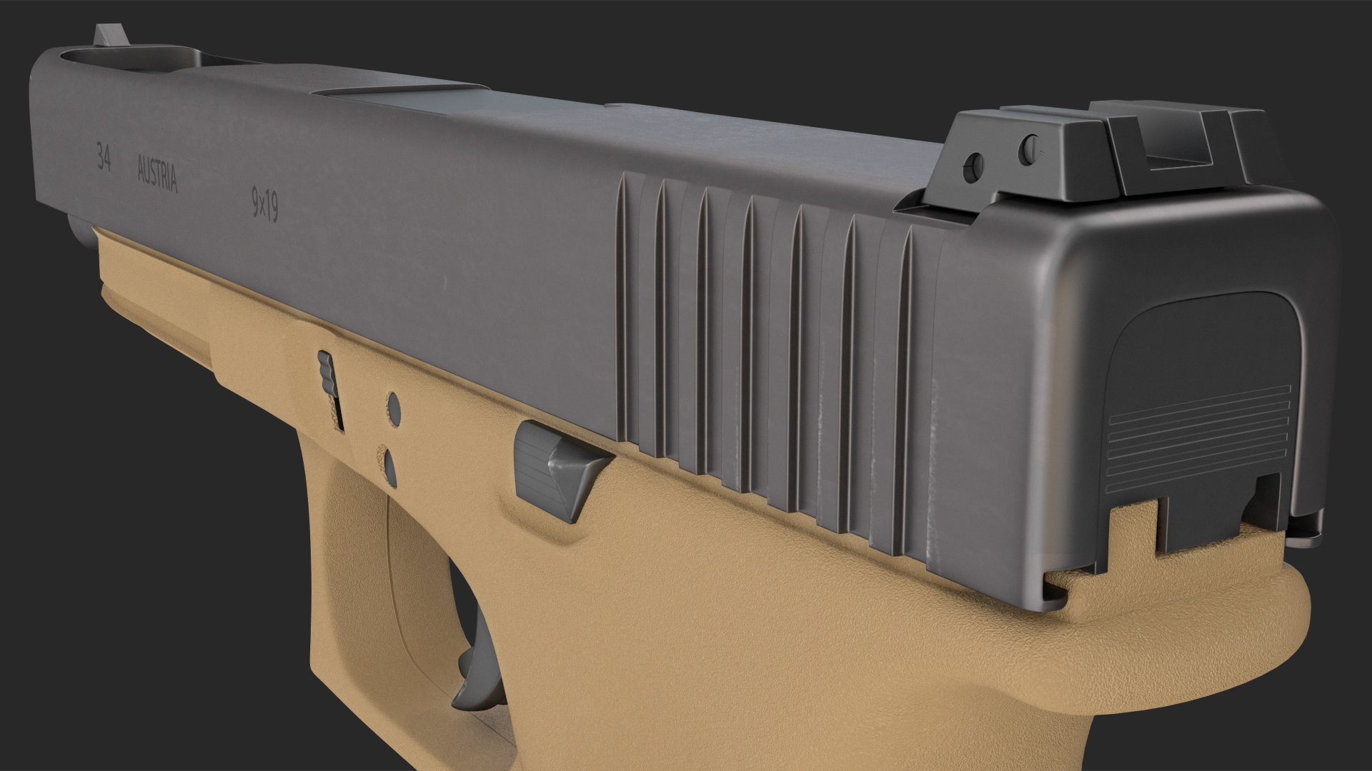 9mm Competition Pistol 3D