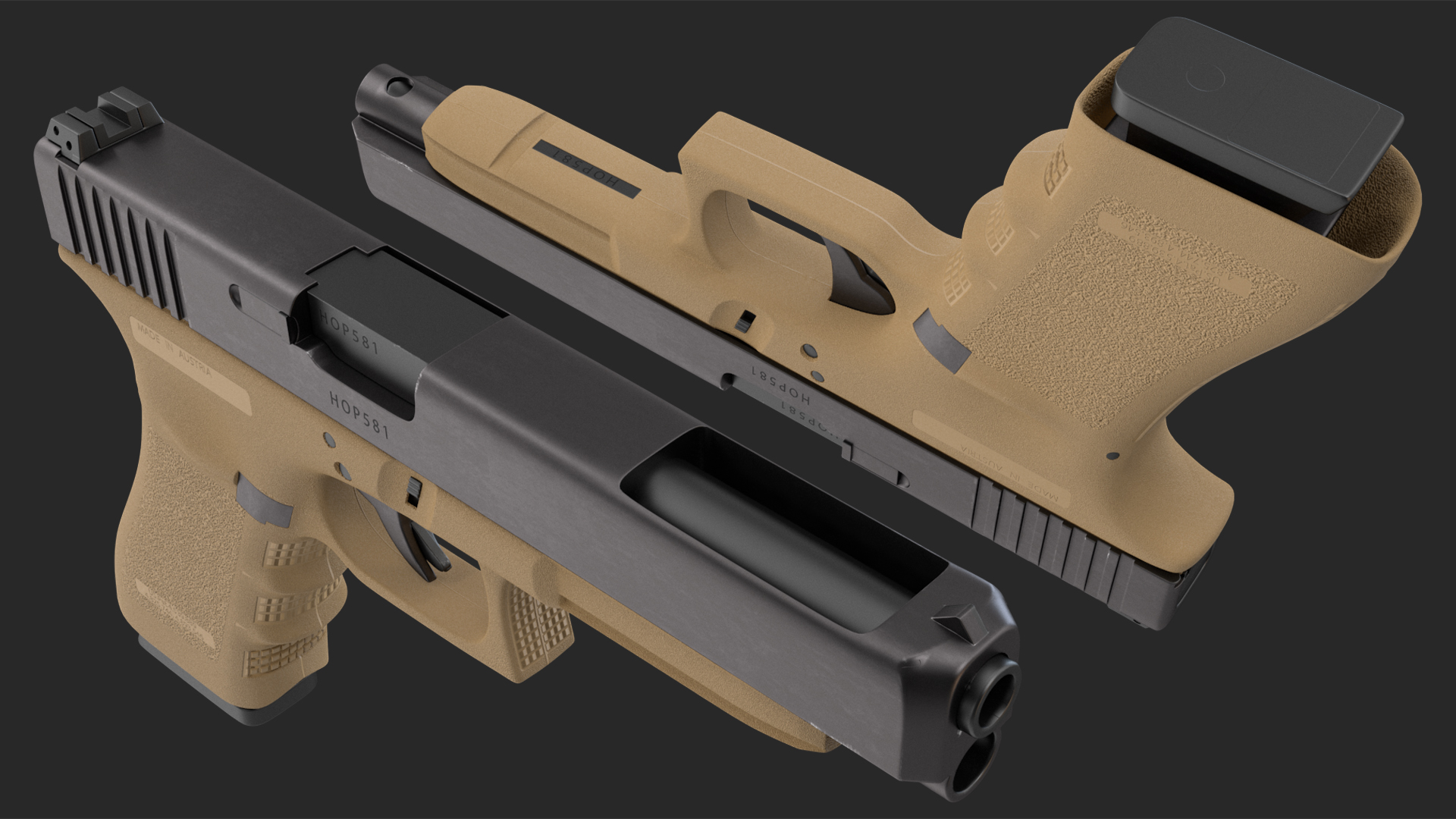 9mm Competition Pistol 3D