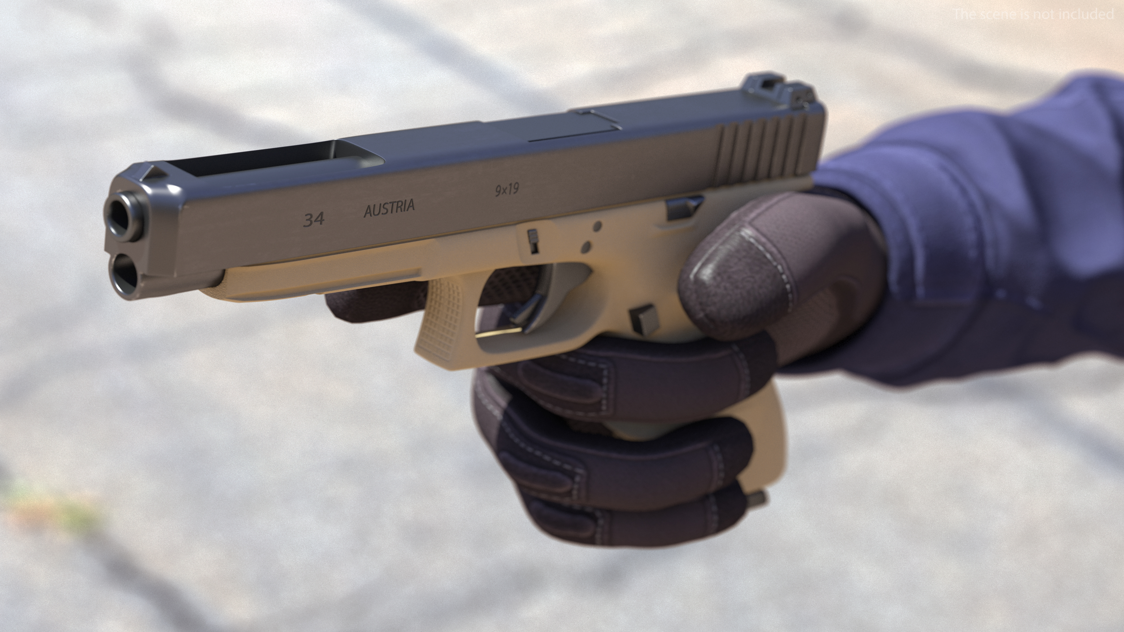 9mm Competition Pistol 3D