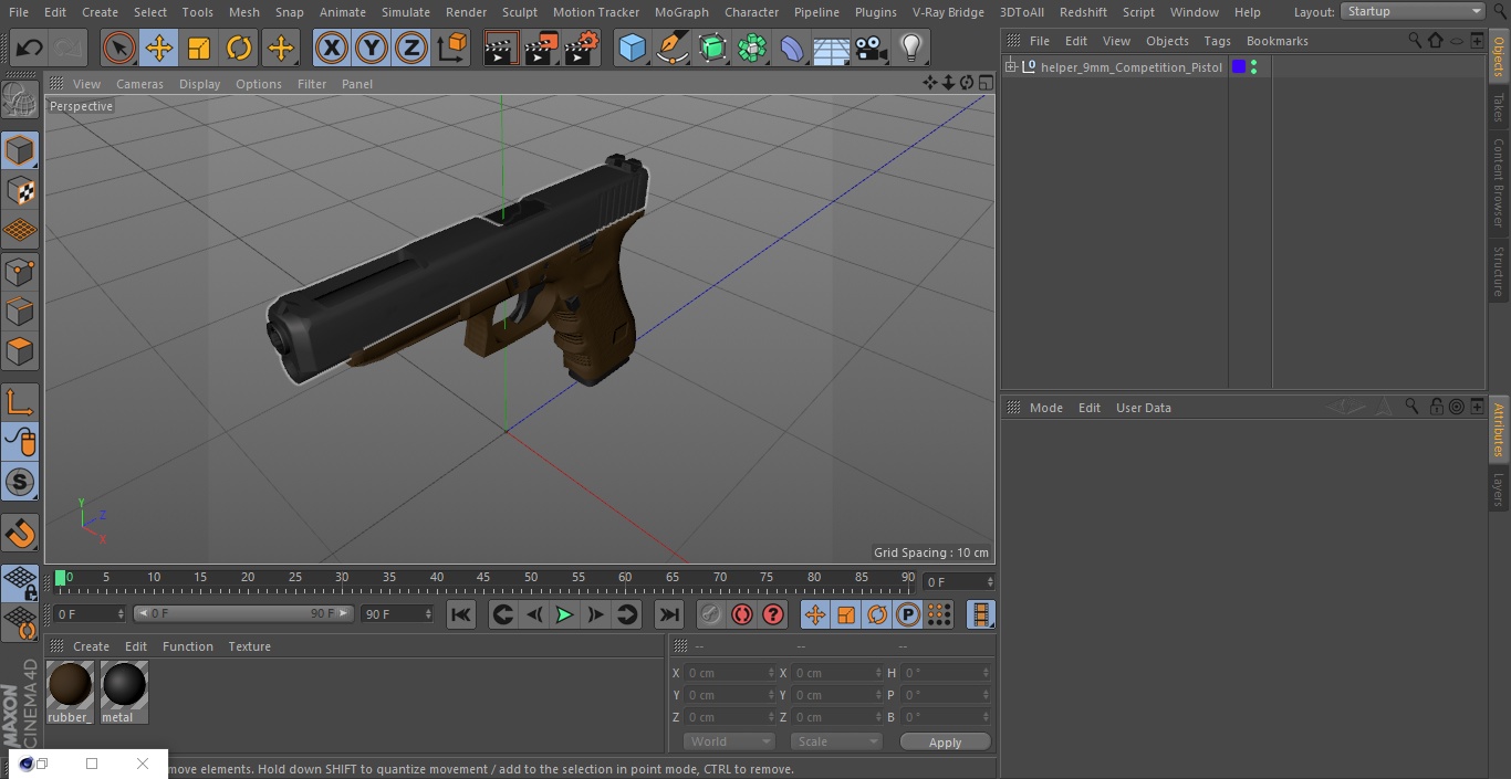 9mm Competition Pistol 3D