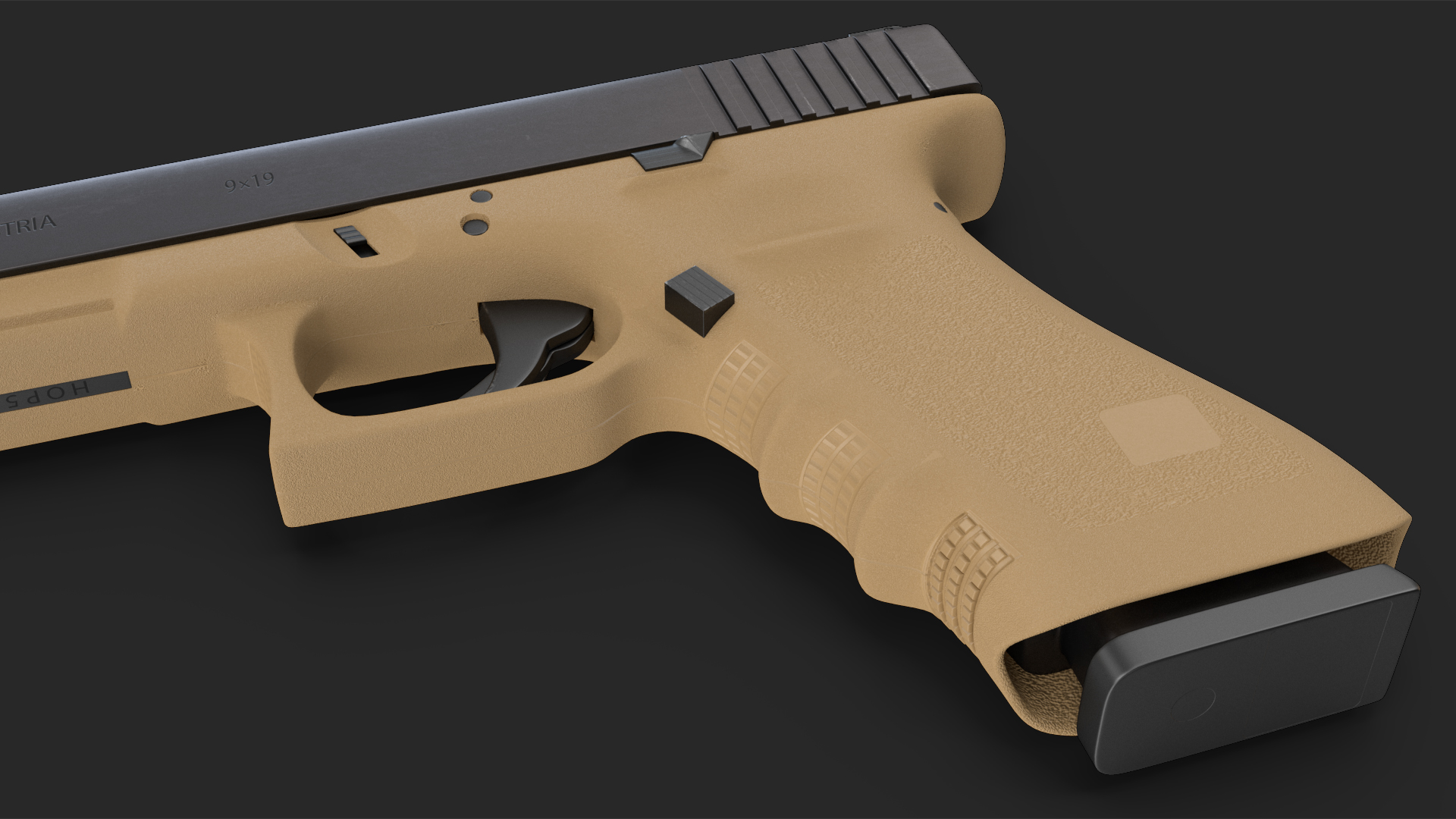 9mm Competition Pistol 3D