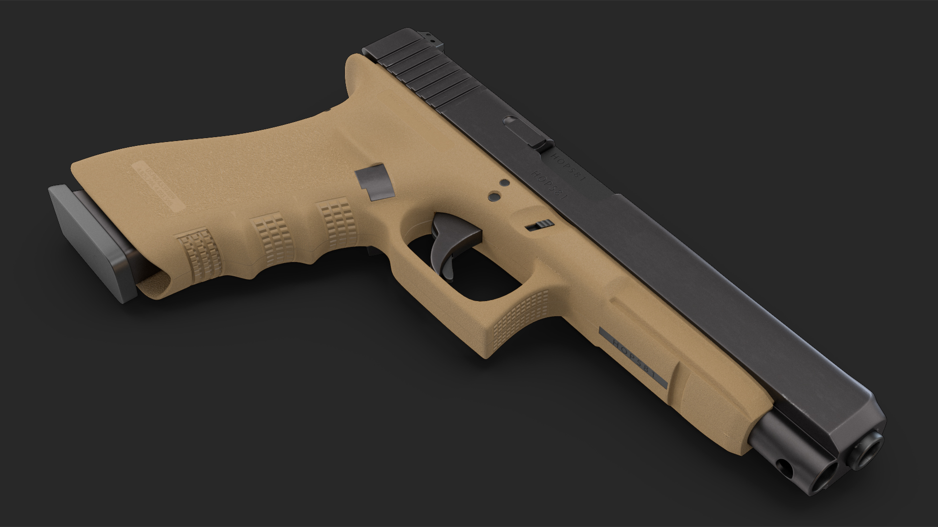 9mm Competition Pistol 3D