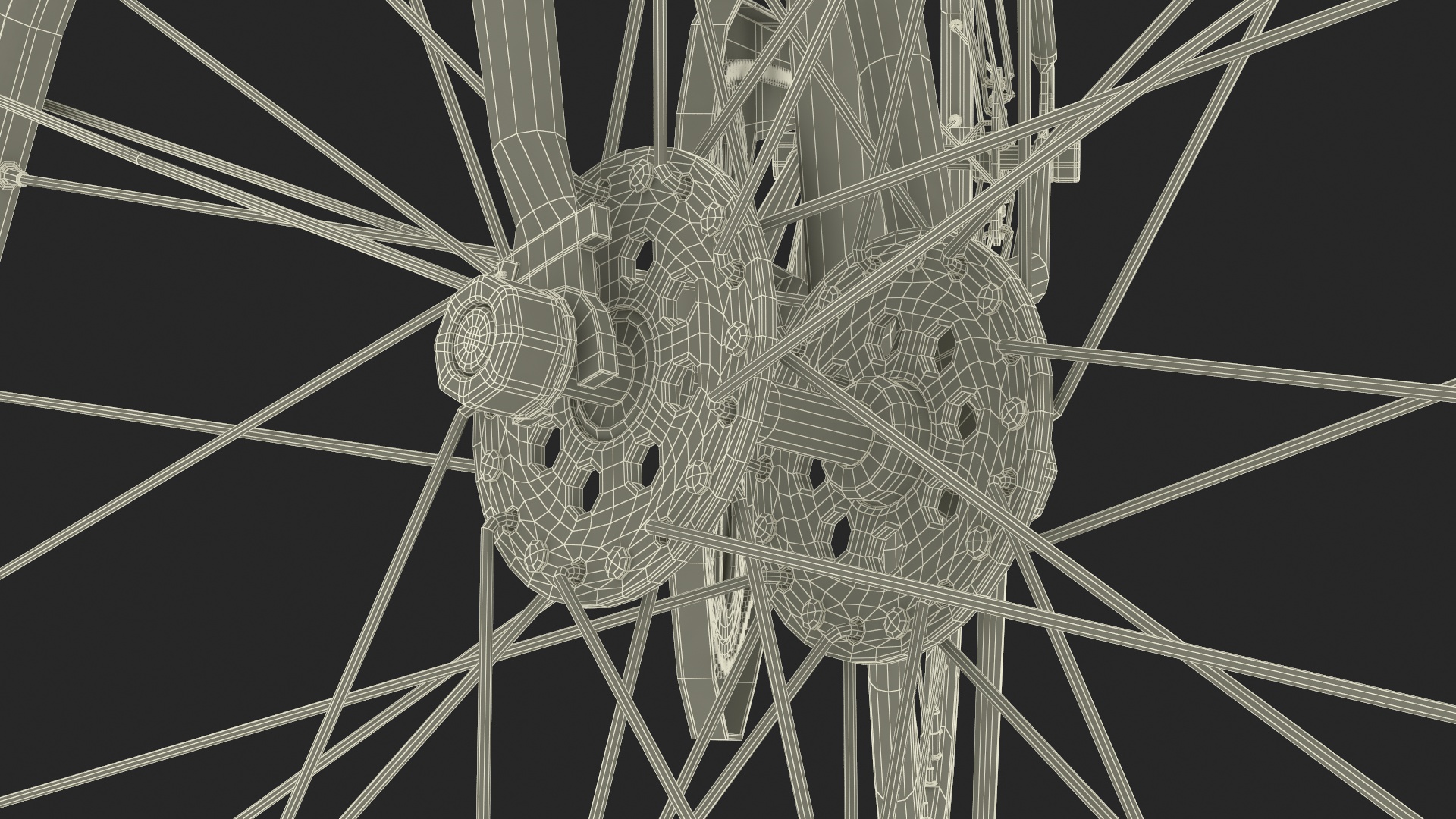 3D Classic City Bicycle Rigged for Cinema 4D