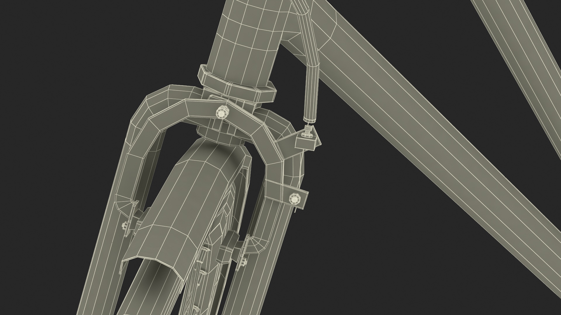 3D Classic City Bicycle Rigged for Cinema 4D