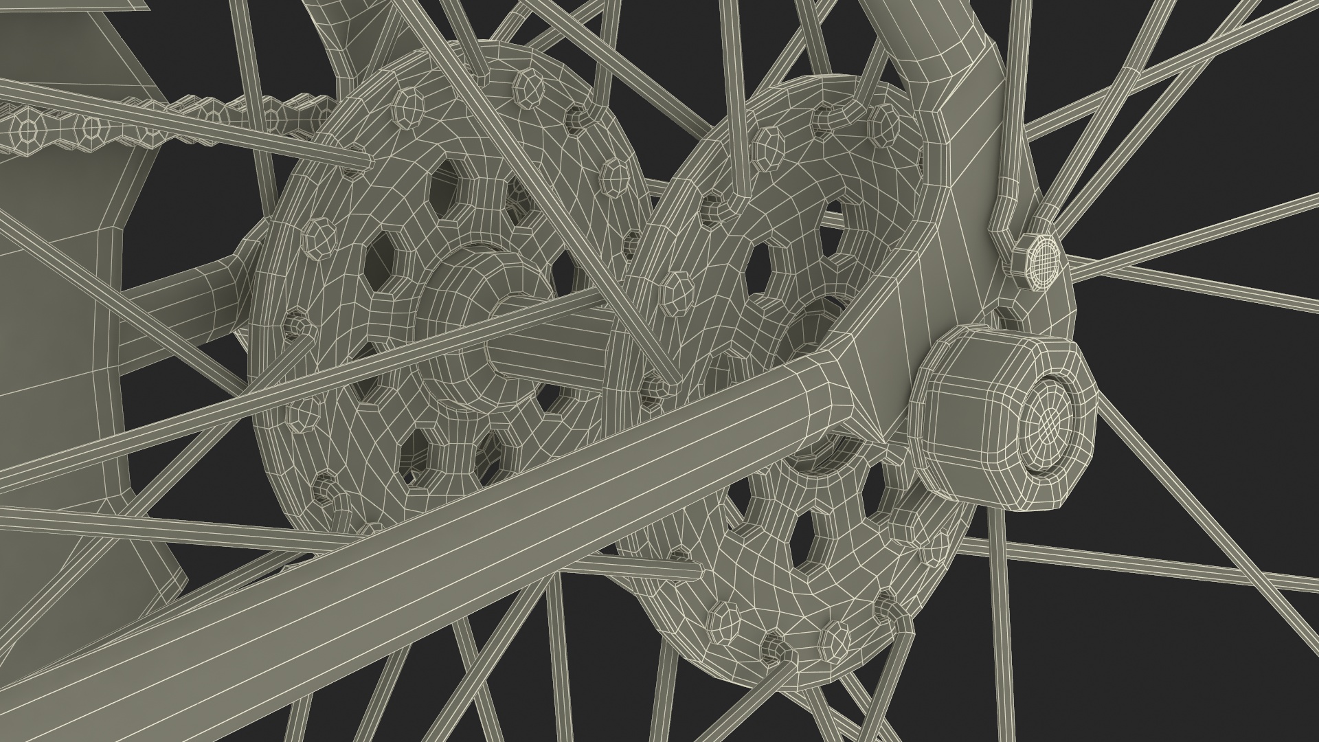 3D Classic City Bicycle Rigged for Cinema 4D
