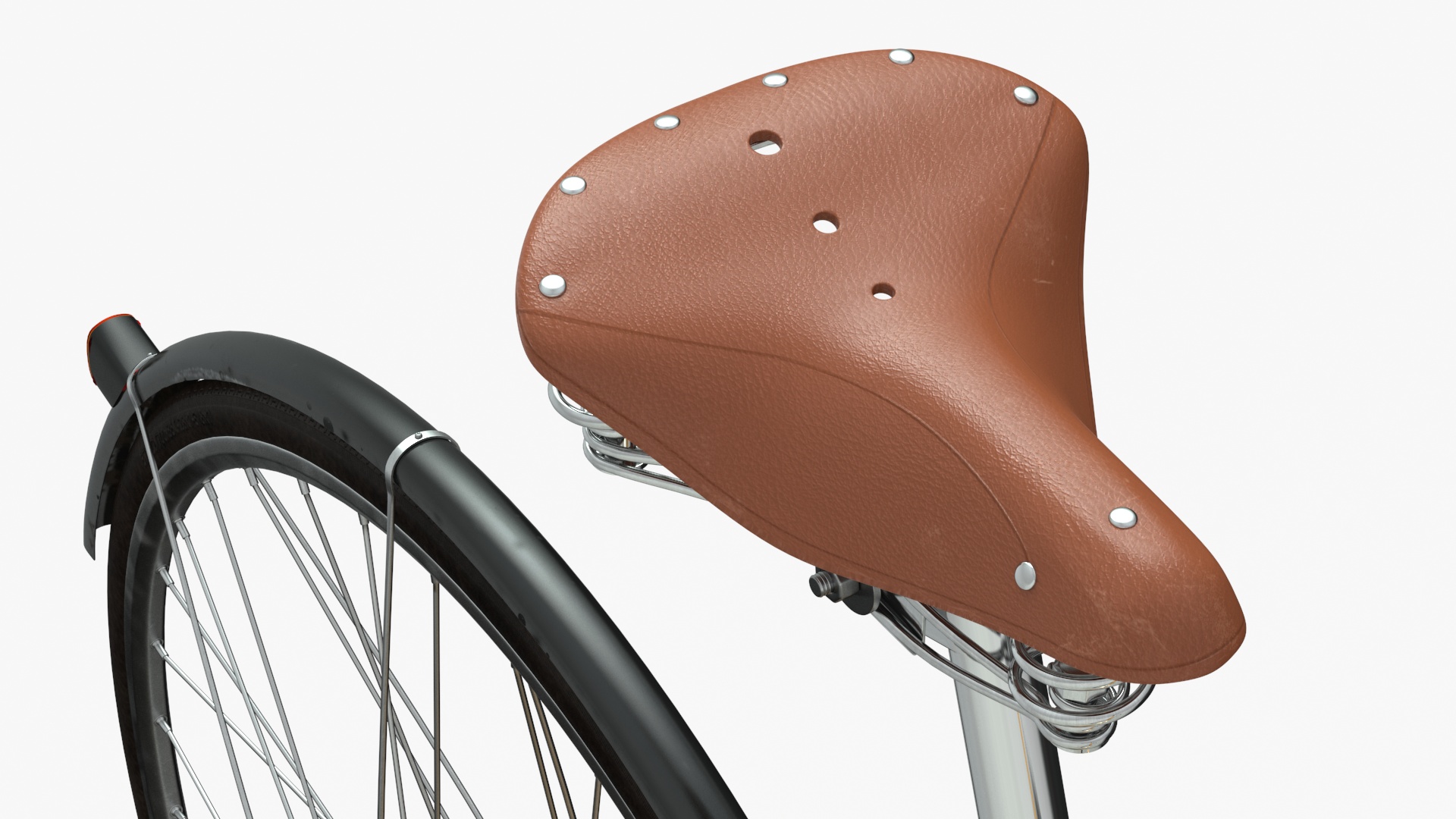 3D Classic City Bicycle Rigged for Cinema 4D
