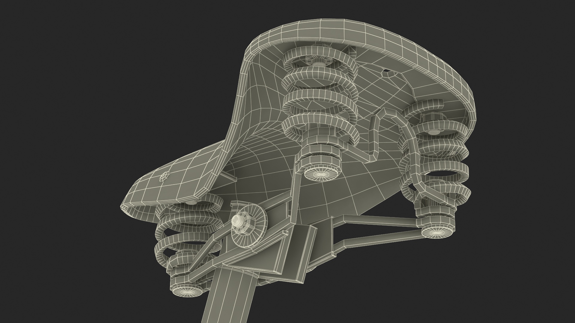 3D Classic City Bicycle Rigged for Cinema 4D