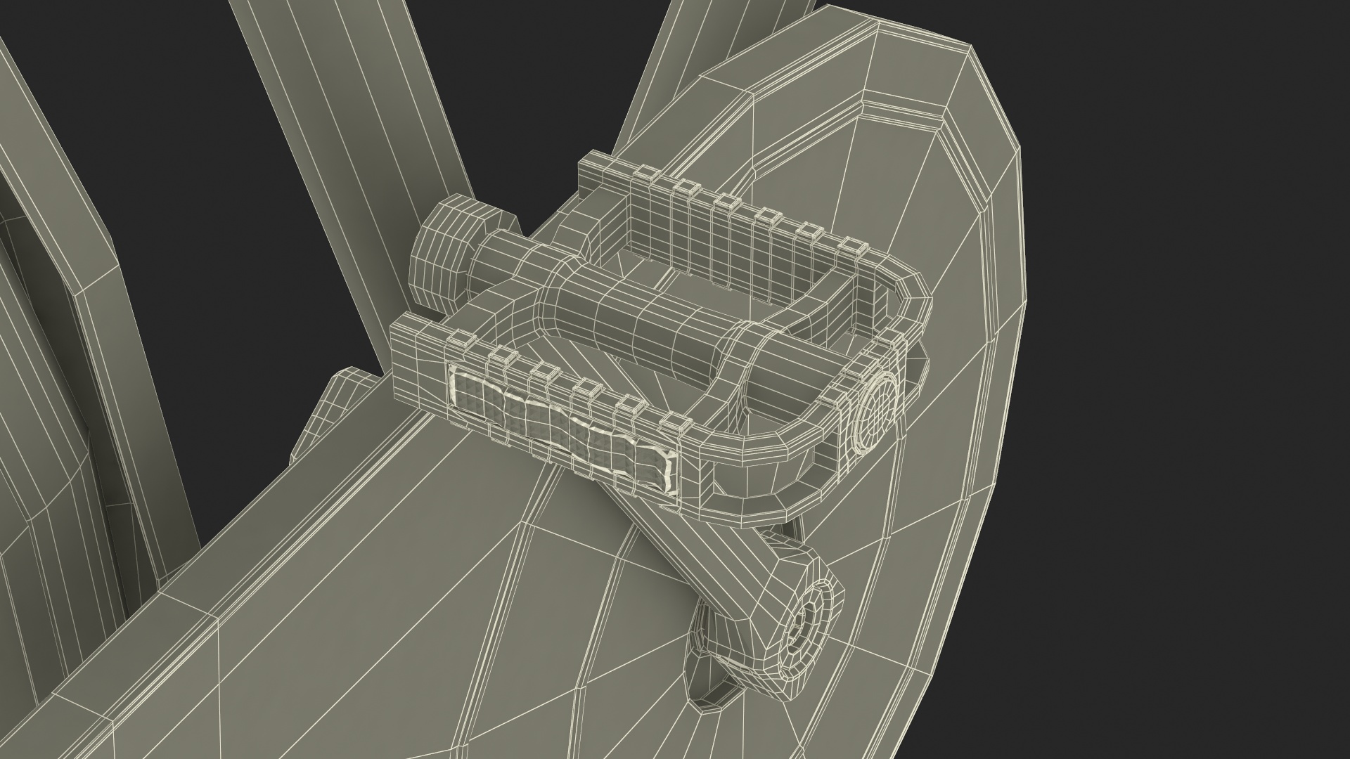 3D Classic City Bicycle Rigged for Cinema 4D
