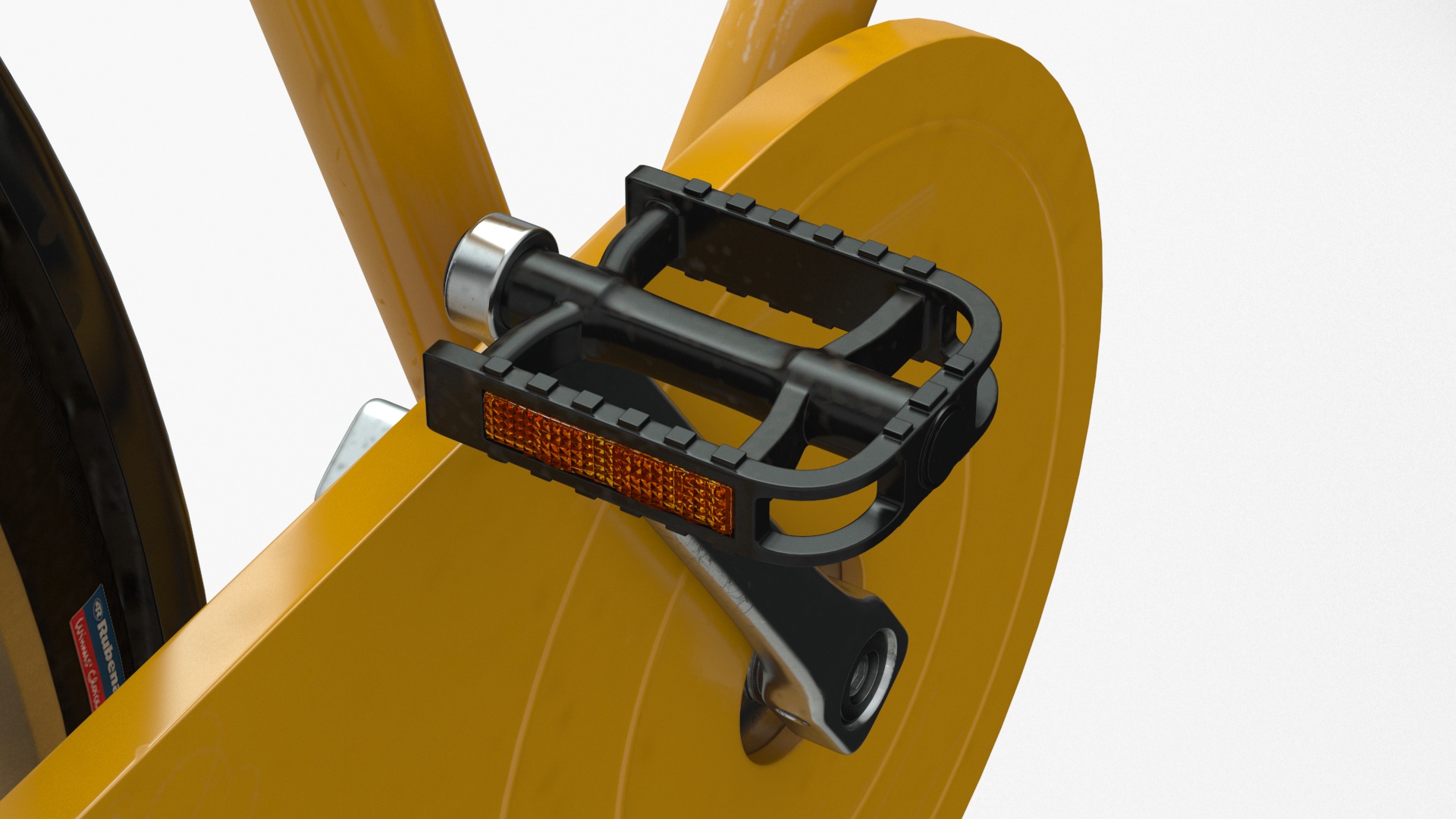 3D Classic City Bicycle Rigged for Cinema 4D