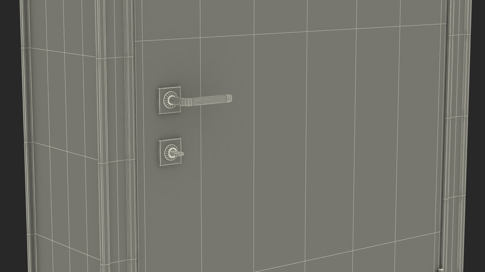 Classroom Door 3D model