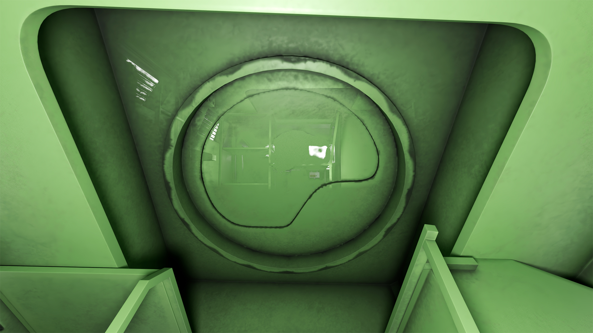 Armored Fighting Vehicle Green Rigged 3D
