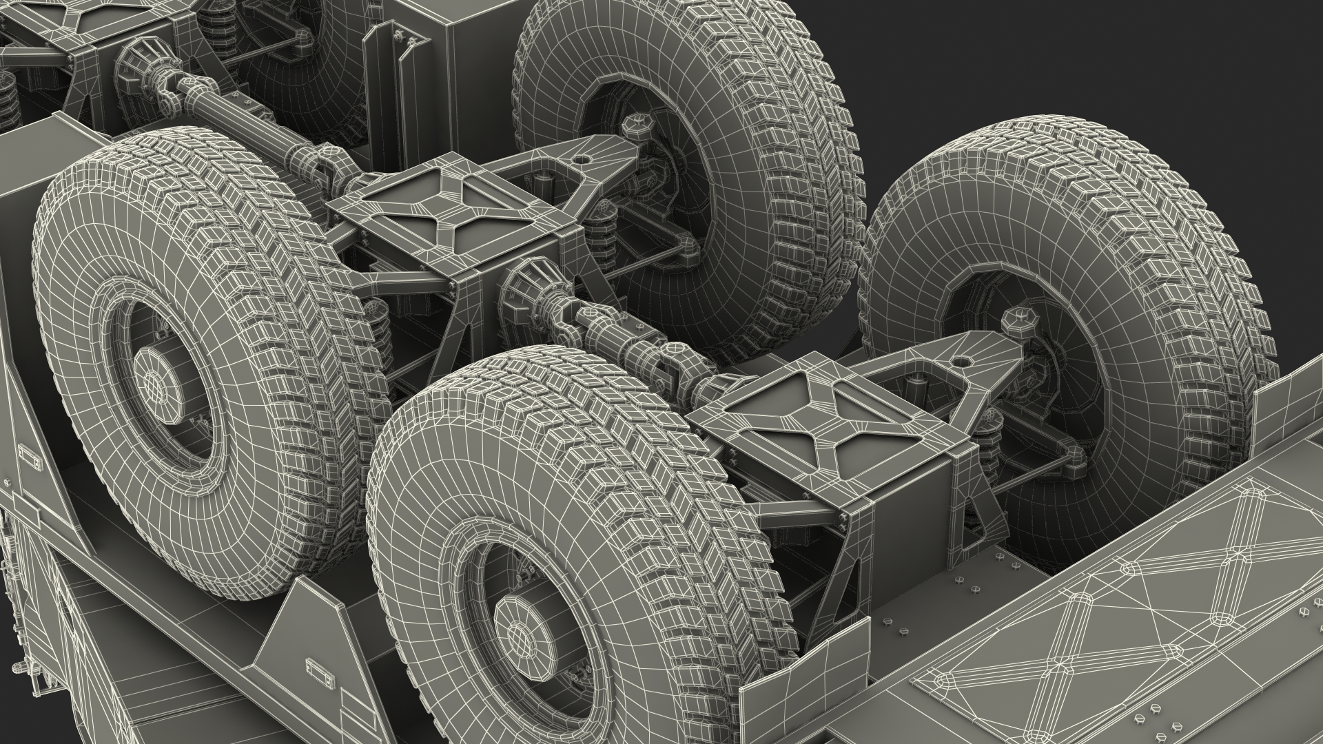 3D model Mobile Crane Liebherr with Bricks Rigged
