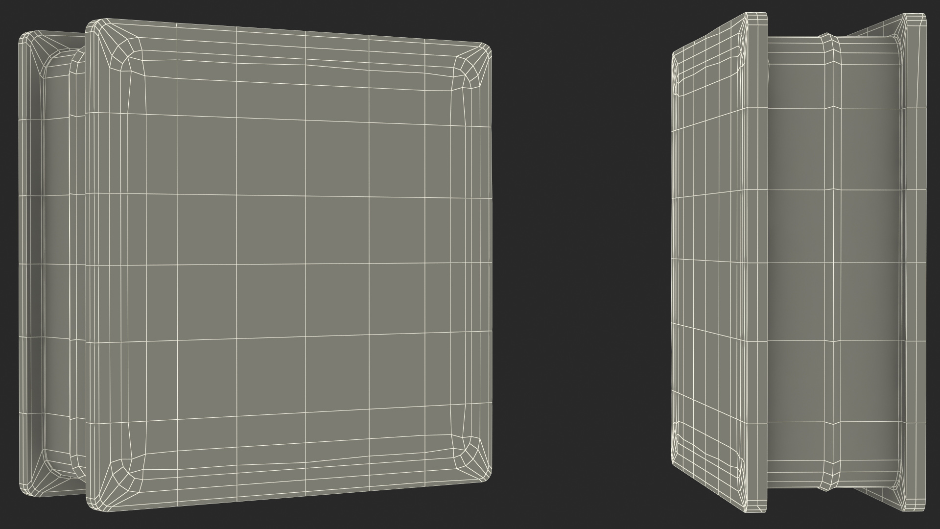 3D Clear Glass Block Diamond Pattern model