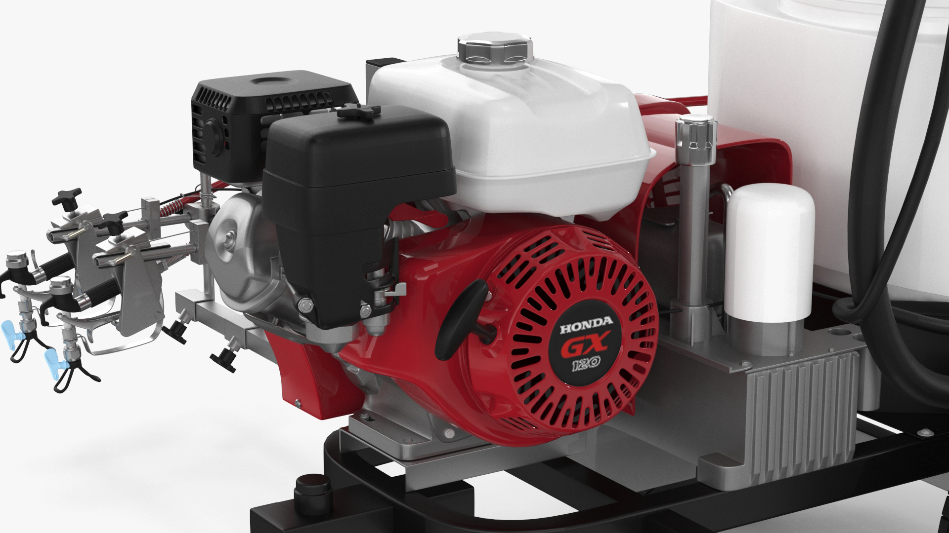 Line Painting Machine Titan PowrLiner 4955 Rigged 3D model