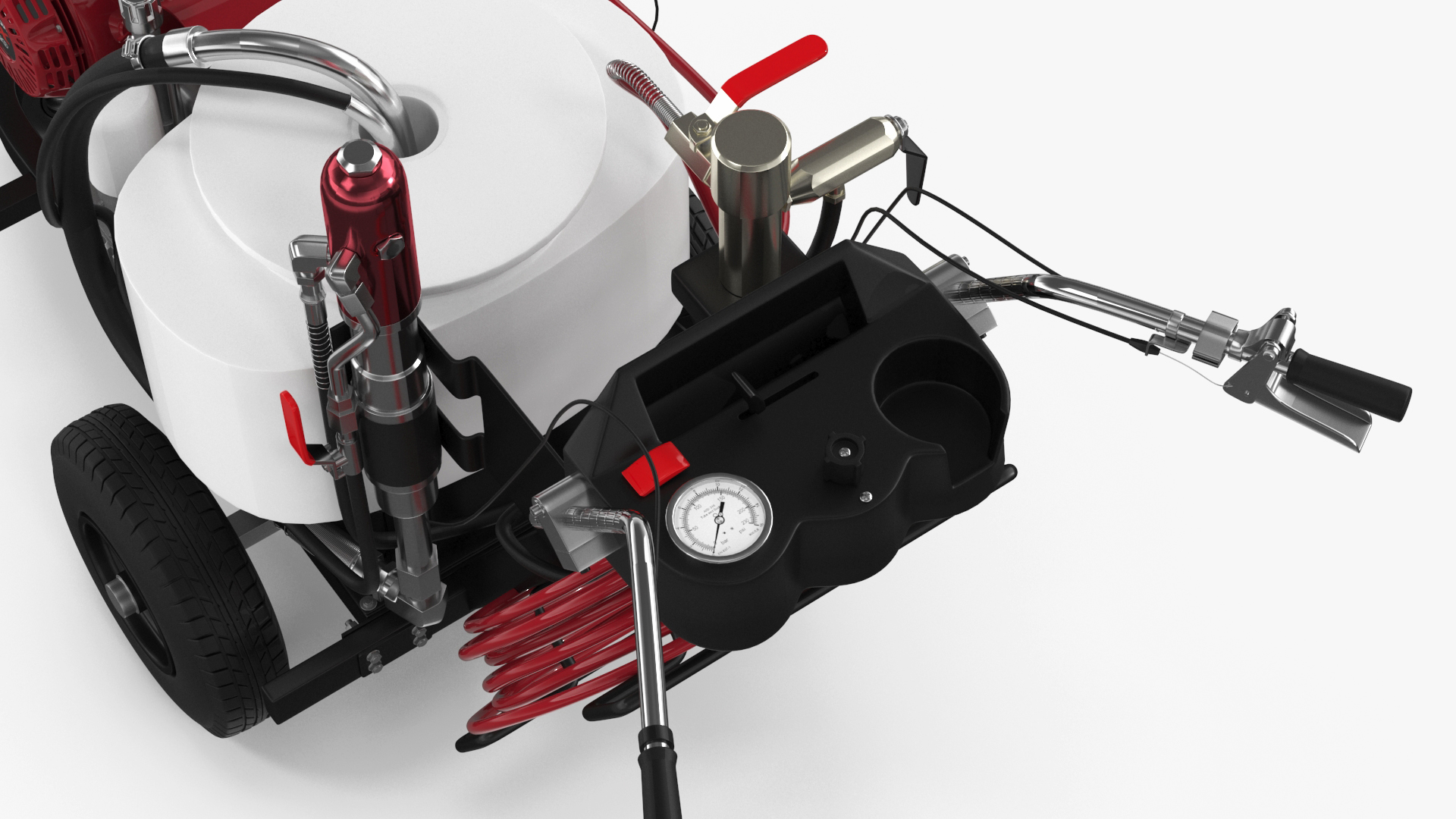 Line Painting Machine Titan PowrLiner 4955 Rigged 3D model