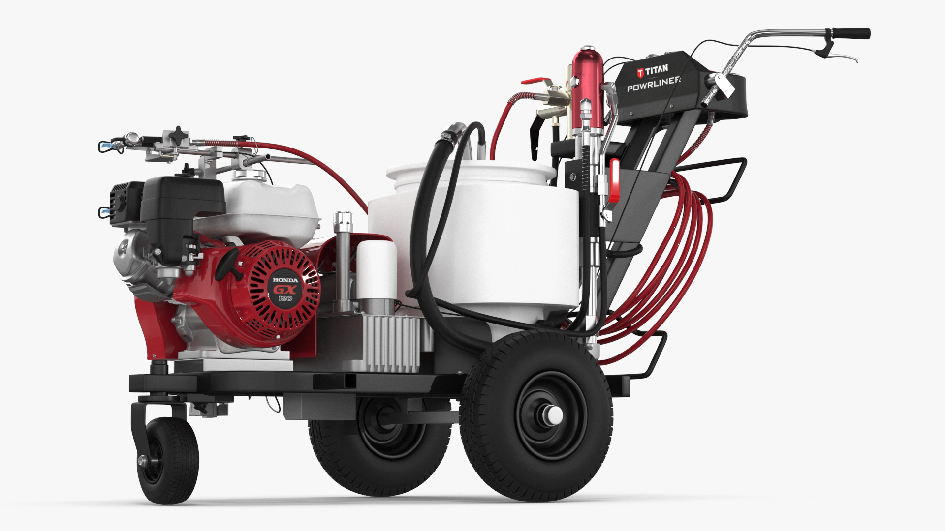 Line Painting Machine Titan PowrLiner 4955 Rigged 3D model