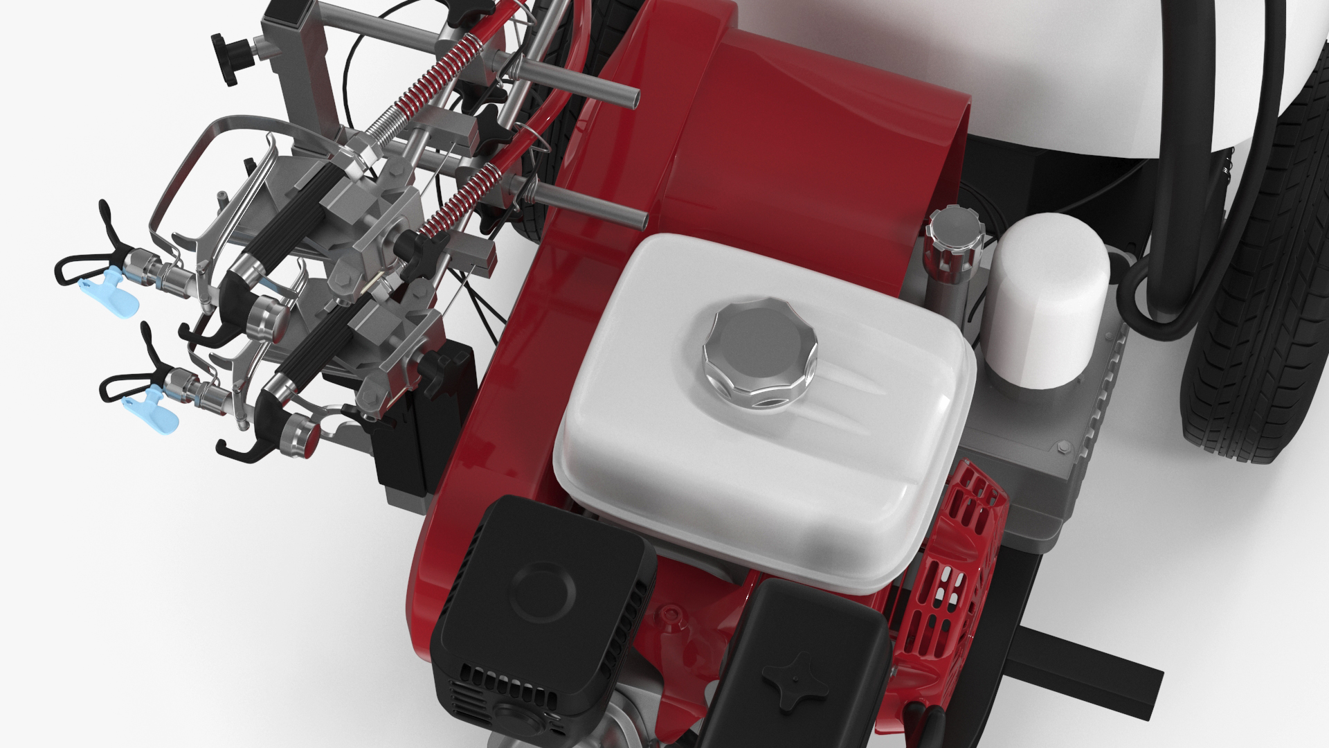 Line Painting Machine Titan PowrLiner 4955 Rigged 3D model