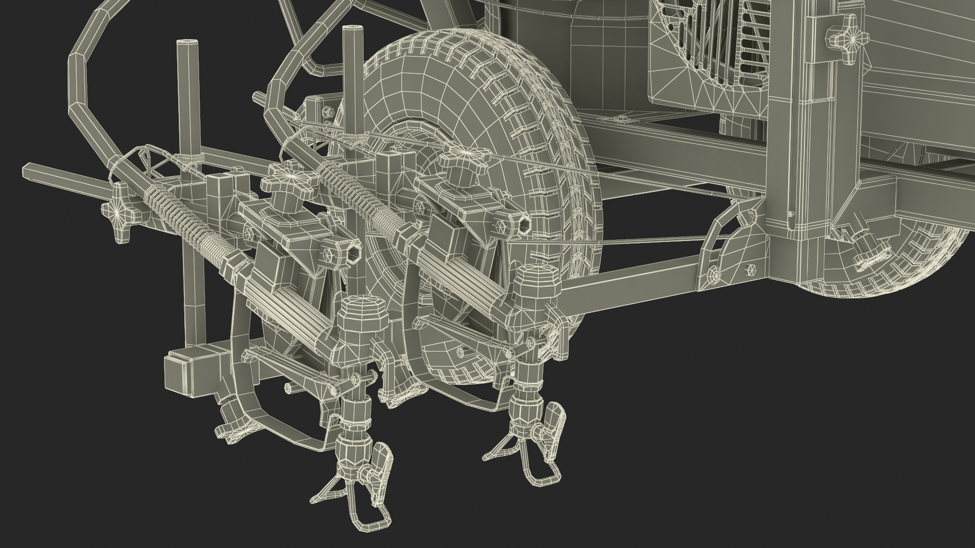 Line Painting Machine Titan PowrLiner 4955 Rigged 3D model