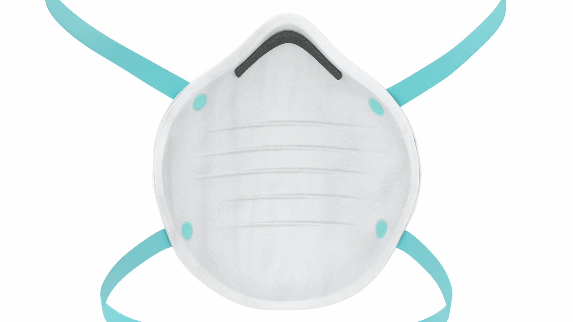 N95 Class Face Mask 3D model